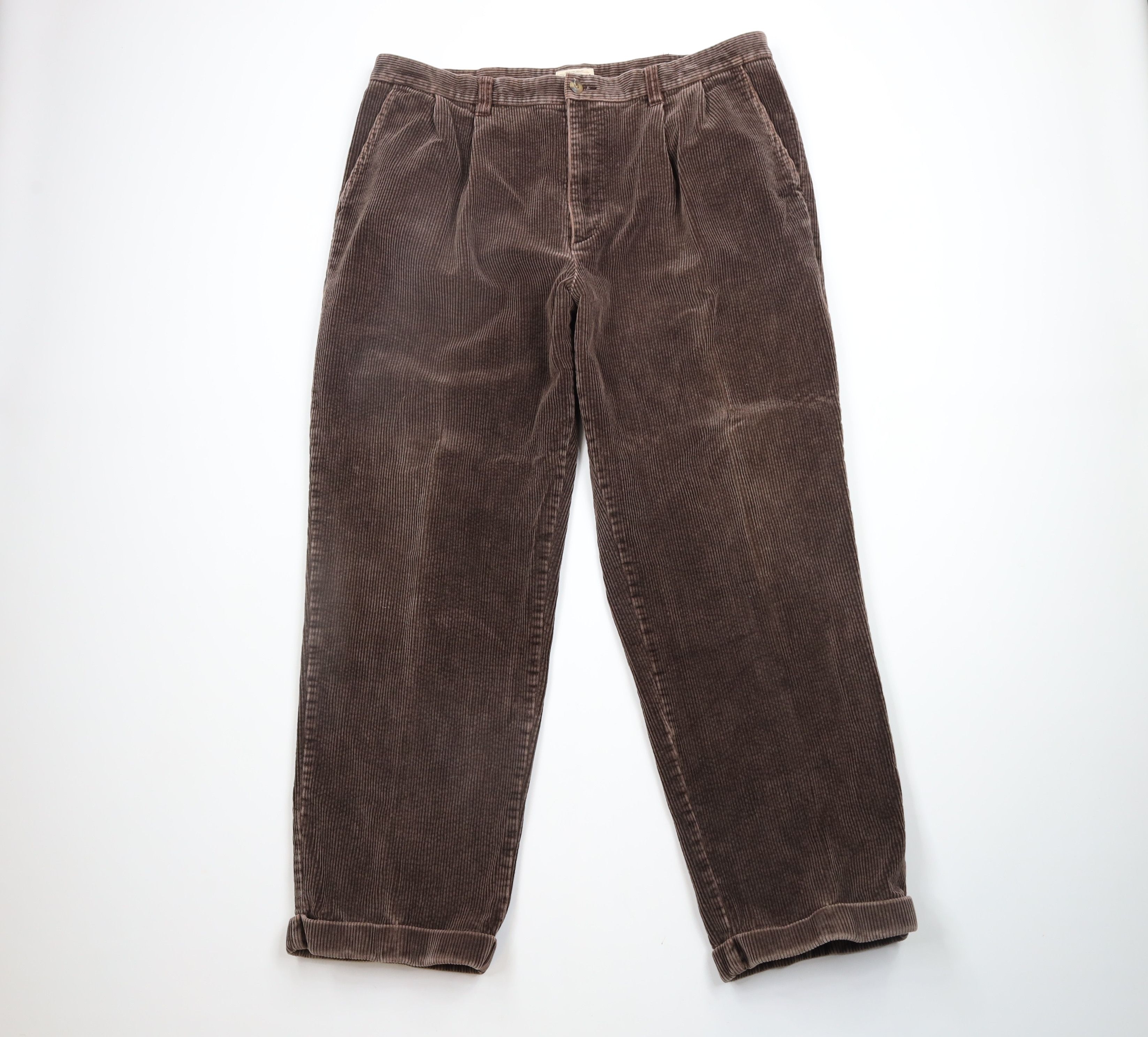 Vintage Vintage 90s Streetwear Heavyweight Wide Leg Corduroy Pants Size US 40 / EU 56 - 1 Thumbnail