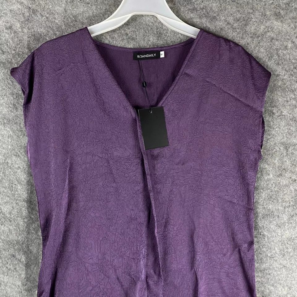 Other Koandaily Blouse Women's Purple Pullover NWT Satin Adults S Size S / US 4 / IT 40 - 2 Thumbnail