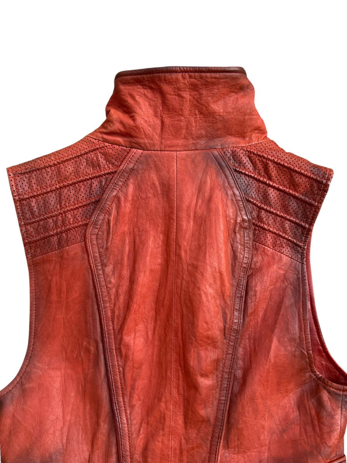 Japanese Brand Tankus Metal Mudmax Gothic Lamb Leather Jacket Size US XS / EU 42 / 0 - 7 Thumbnail