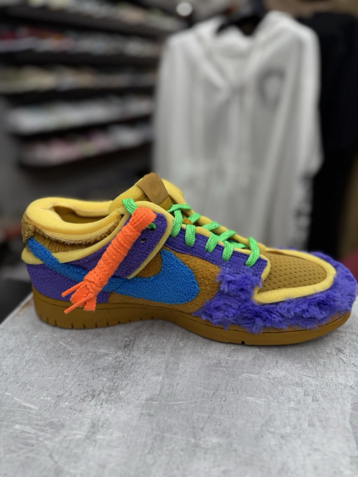 Nike Size 9.5 Cactus Plant Flea Market x Dunk Swamp Sponge Purple Size US 9.5 / EU 42-43 - 4 Thumbnail