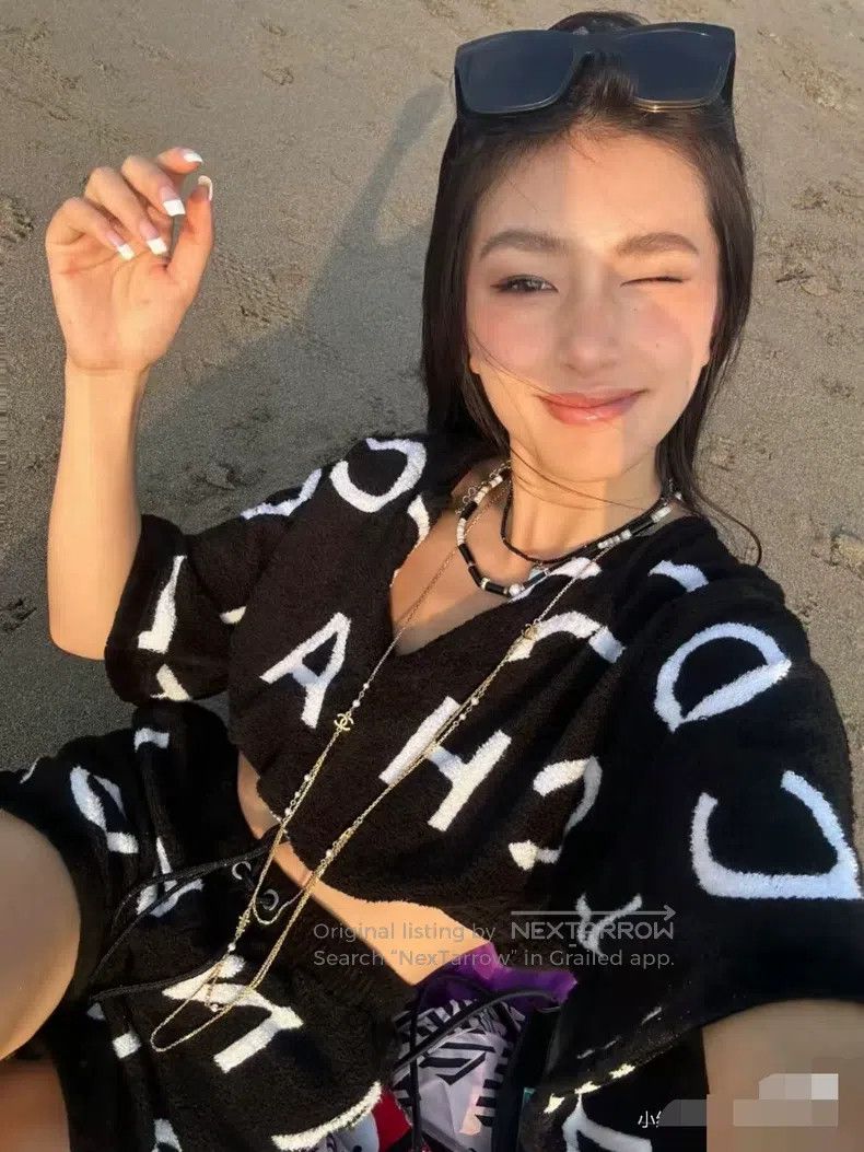 Chanel Chanel 23M coco beach series black and white letter towel Size XS / US 0-2 / IT 36-38 - 3 Thumbnail