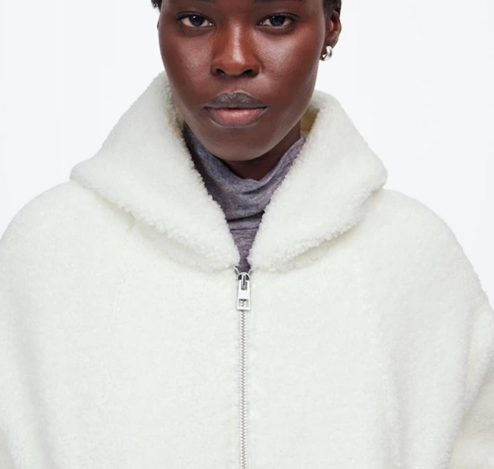 Madewell Madewell Sherpa Zip-Front Bomber Jacket Size XS / US 0-2 / IT 36-38 - 5 Thumbnail
