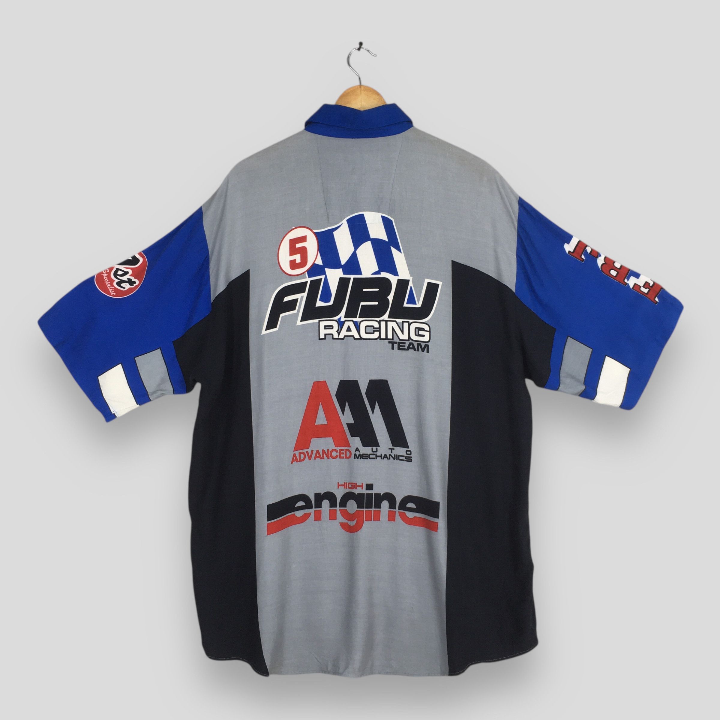 Fubu Vintage 90s FUBU Jeans Co. Limited Edition Racing XLarge Size US XL / EU 56 / 4 - 6 Thumbnail