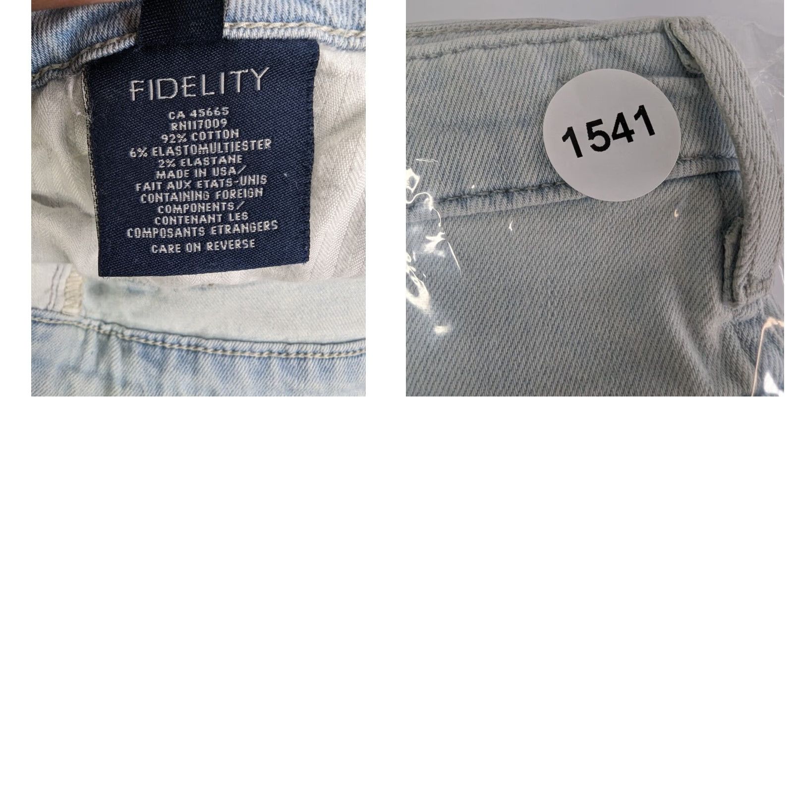 Vintage Fidelity Mila Zip Low Rise Ankle Slim Jeans Women’s 29 Light Washed Blue – Denim, 5-Pocket, Cotton Blend, Blue, Regular, Jeans, Womens Size 28" / US 6 / IT 42 - 9 Thumbnail