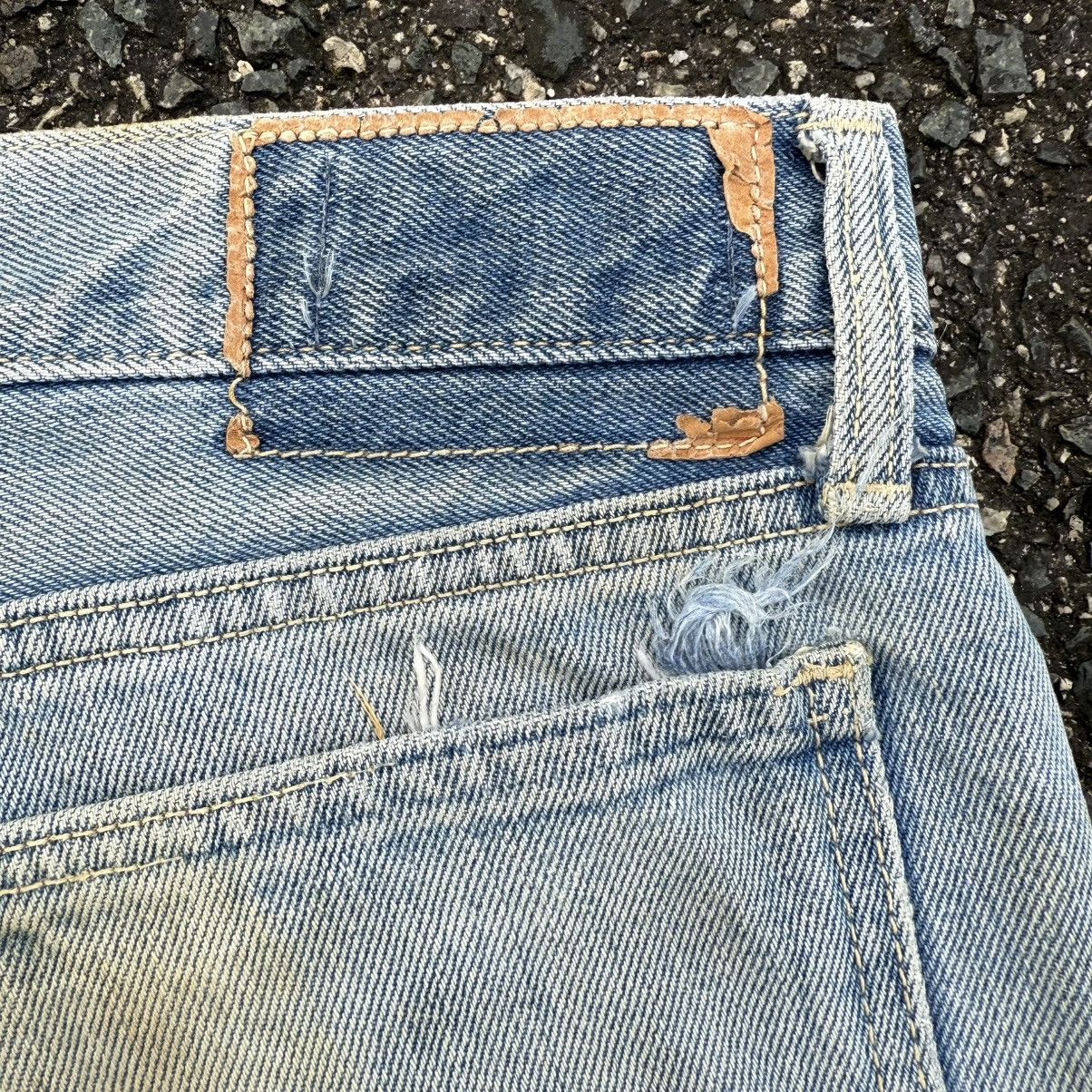 Japan Blue × Jean × Vintage VINTAGE BLUE WAY FLARE FADED RUSTY JEAN DENIM PANTS Size US 30 / EU 46 - 14 Thumbnail