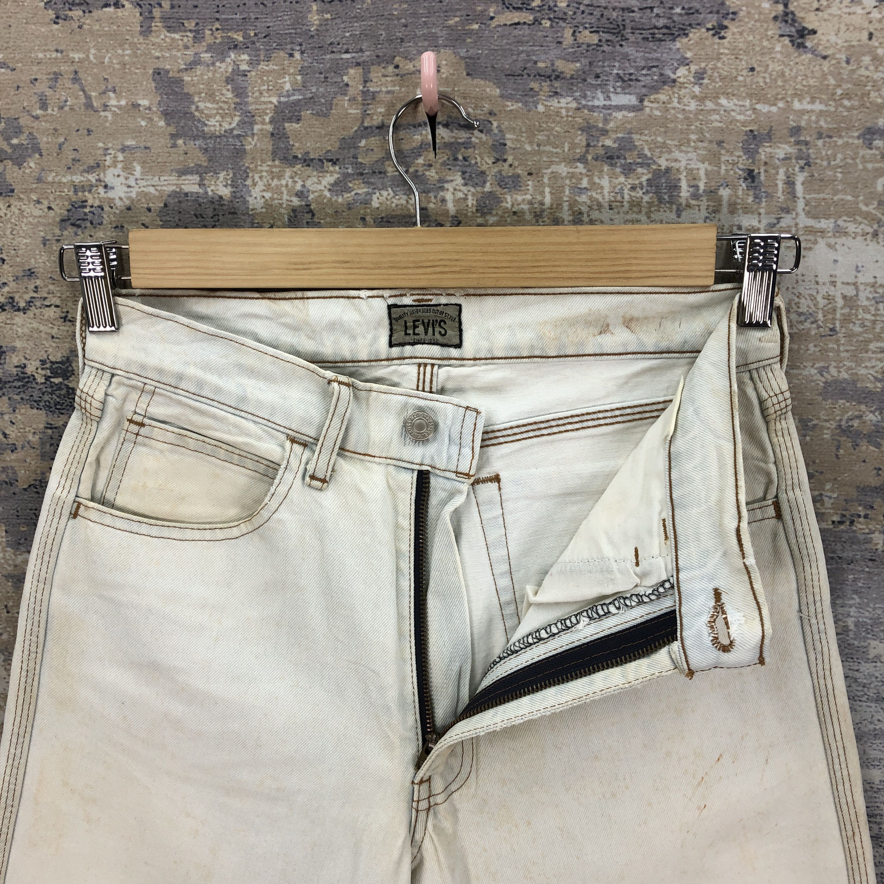 Levi's Vintage Y2K Levis Sun Faded Jeans Levi's Light Wash Denim Size 26" / US 2 / IT 38 - 5 Thumbnail