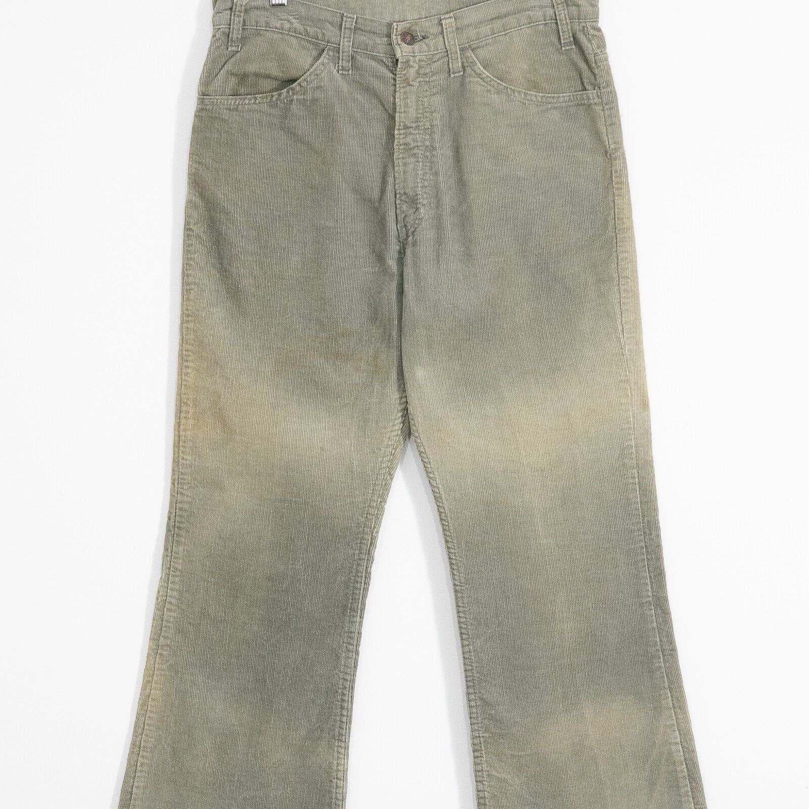 Levi's × Vintage Vtg 70s Levis 646 Corduroy Pants 32x30 - Flared Bell Bottoms Size US 30 / EU 46 - 2 Thumbnail
