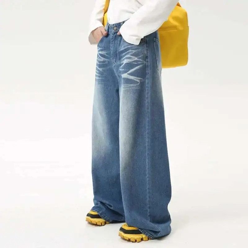 Denime × Jean Draping Wide Leg Trendy Denim Size US 32 / EU 48 - 1 Thumbnail