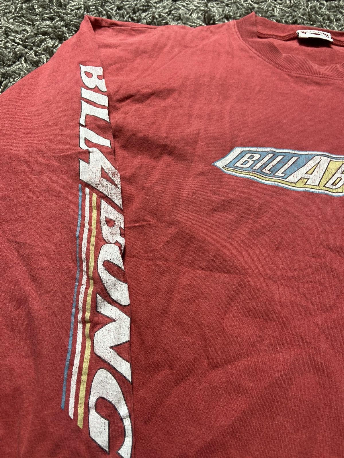 Billabong × Vintage VNTG 90s BILLABONG PRINTED SLEEVES COTTON SHIRT SURFERS Size US M / EU 48-50 / 2 - 3 Thumbnail