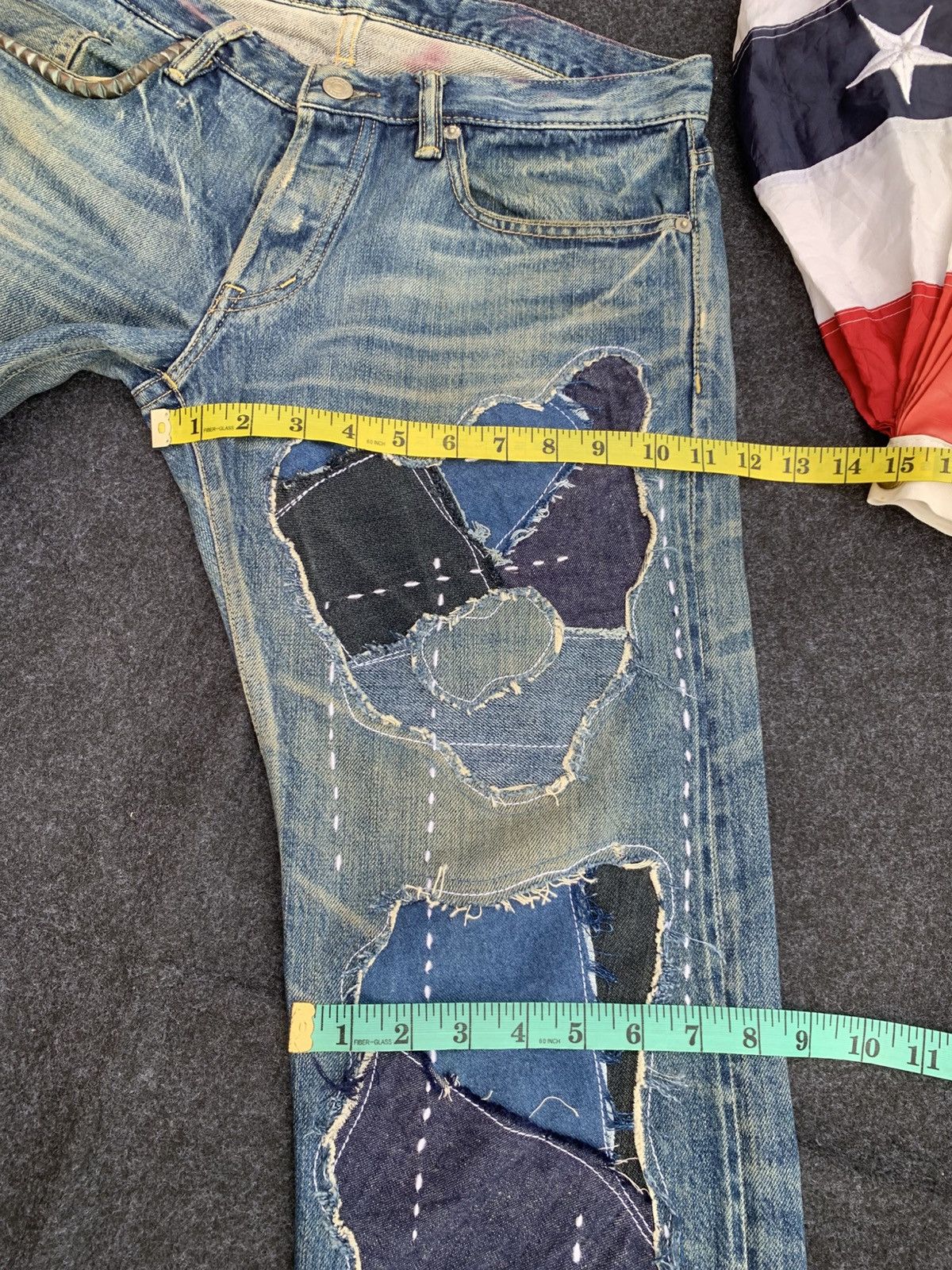 Hysteric Glamour Vintage Hysteric Glamour Patchwork Denim –Made in Japan 🇯🇵 Size US 32 / EU 48 - 10 Thumbnail