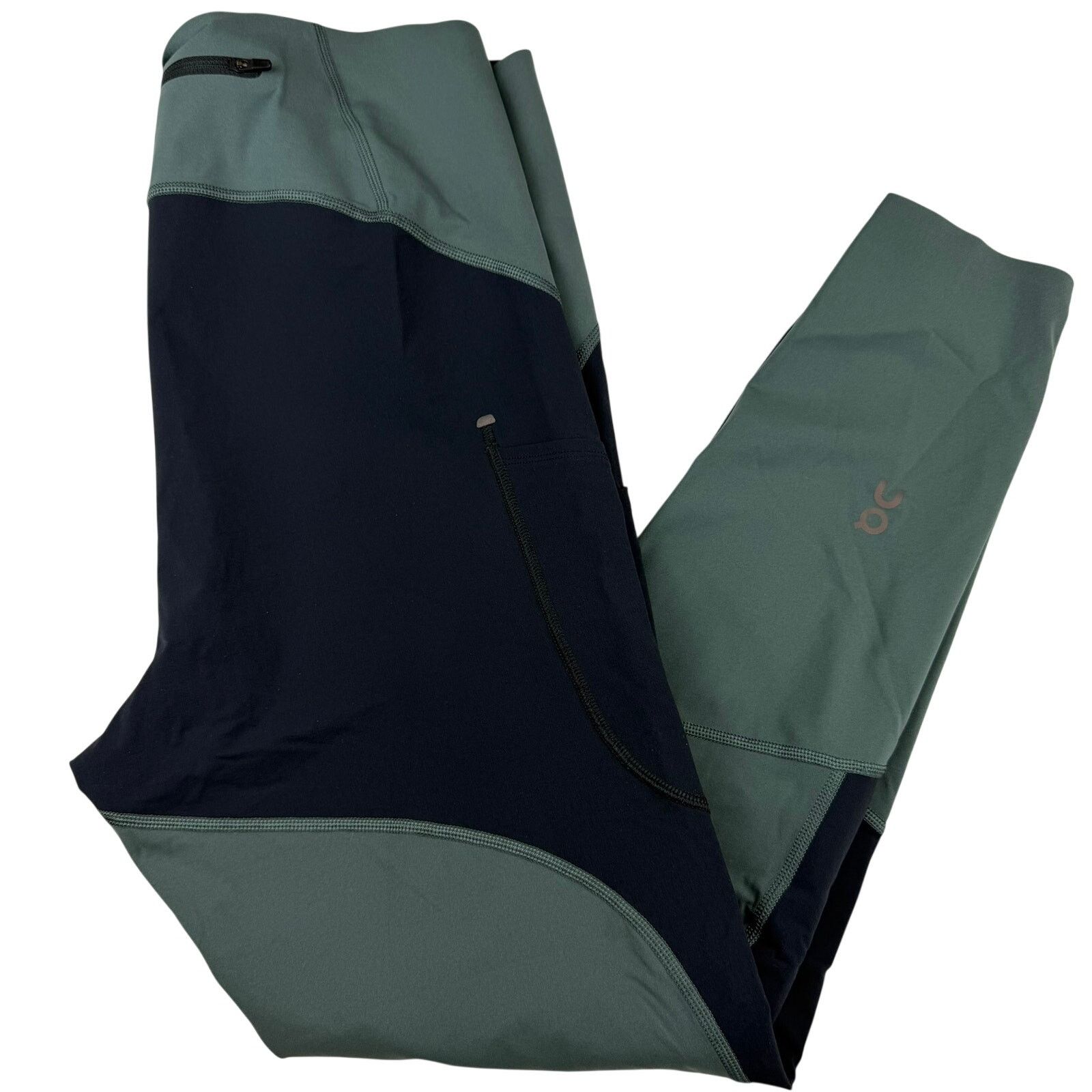 On On Cloud Running Trek Tight Women's XL Sage Green Black Size 34" / US 12 / IT 48 - 1 Thumbnail