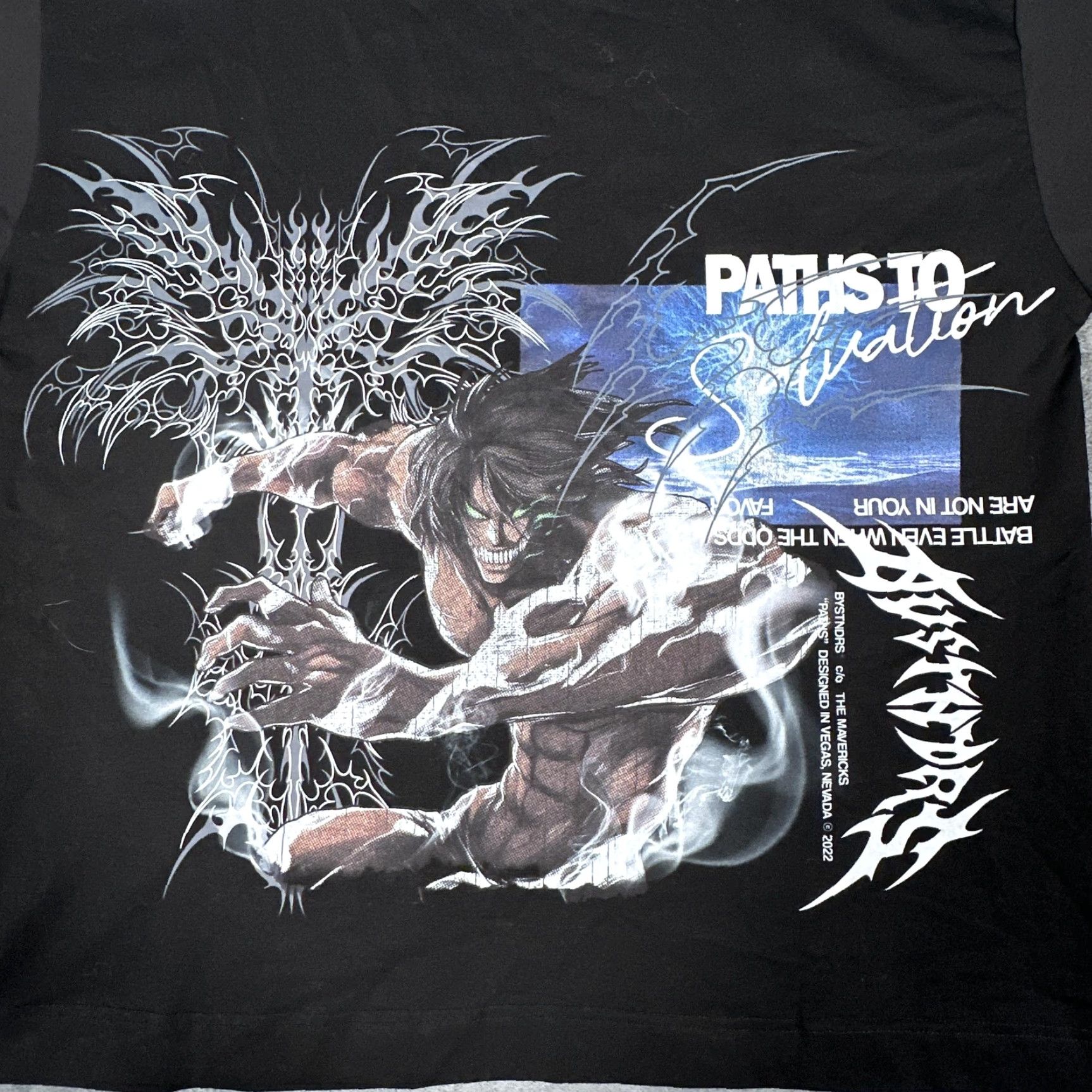 Vintage BYSTNDRS Shirt Mens Small Black Anime Paths To Salvation Graphic Tee Streetwear Shirt Mens Small Black Anime Paths To Salvation Graphic Tee Streetwear Size US S / EU 44-46 / 1 - 7 Thumbnail