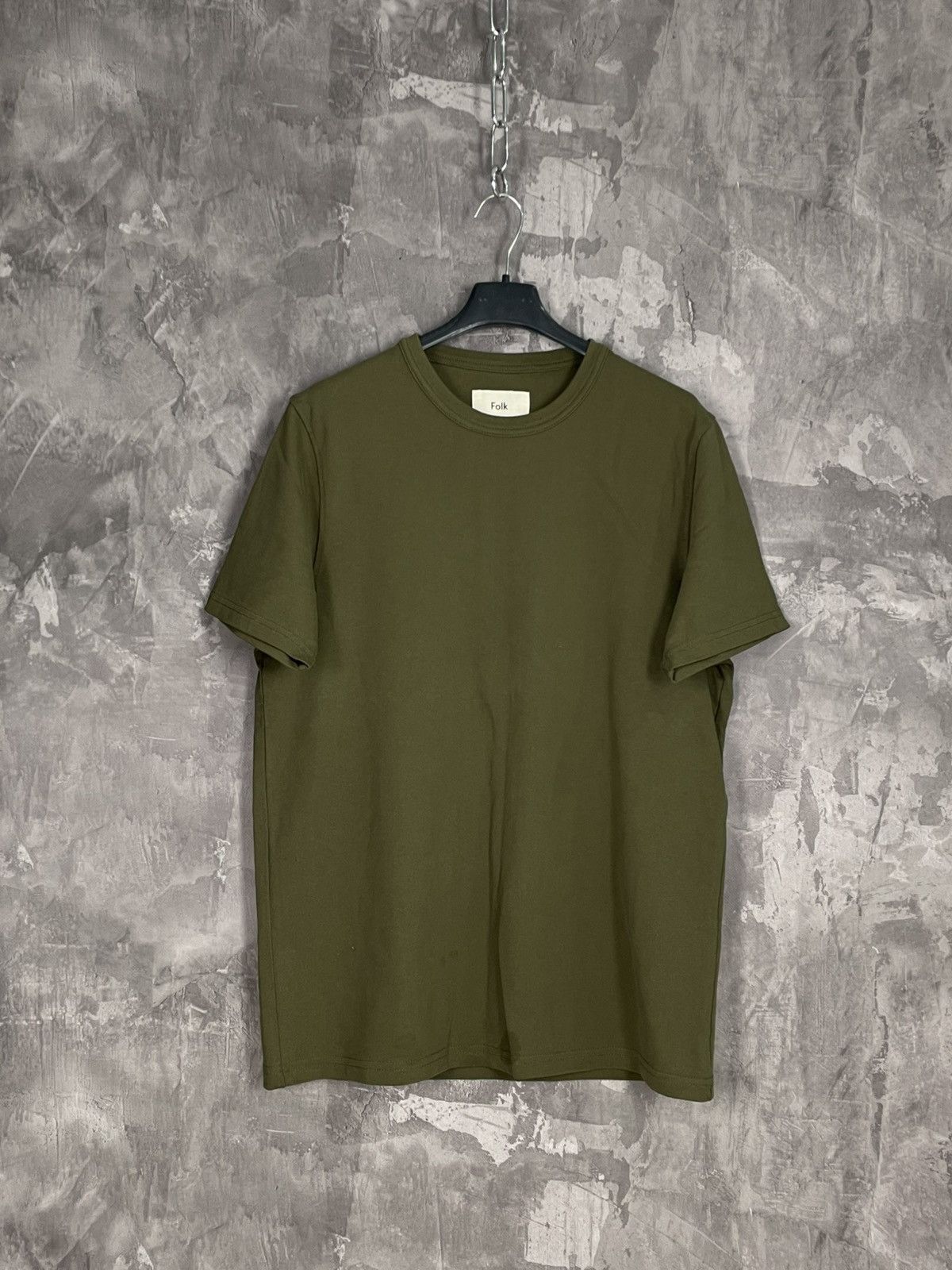 Folk Folk Basic Green Y2K Avant Garde Luxury T-Shirt Size US M / EU 48-50 / 2 - 1 Thumbnail