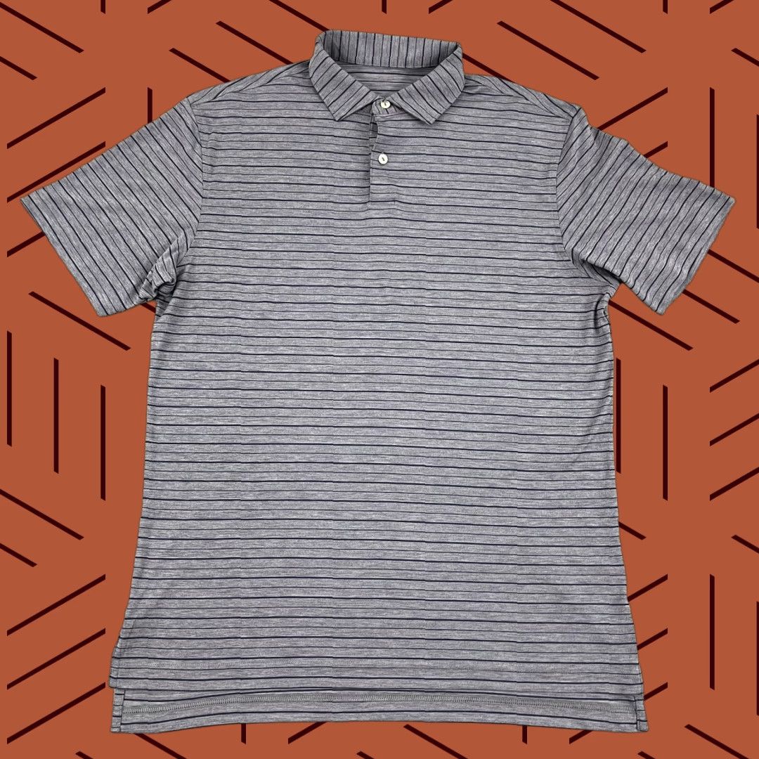 Peter Millar PETER MILLAR Polo Shirt Mens M Lightweight Performance Golf Sport Blue Size US M / EU 48-50 / 2 - 1 Thumbnail