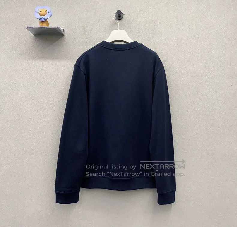Hermes Hermes Navy blue animal digital print sweatshirt Size US L / EU 52-54 / 3 - 2 Thumbnail