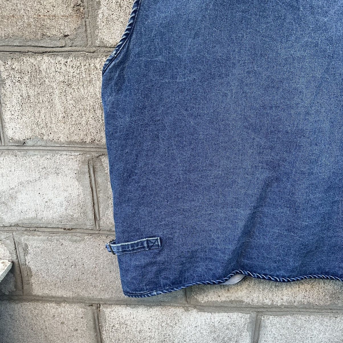 Hypebeast Vintage Fishing Western Denim Vest Multi pocket Y2K 00s USA Size US XXL / EU 58 / 5 - 8 Thumbnail