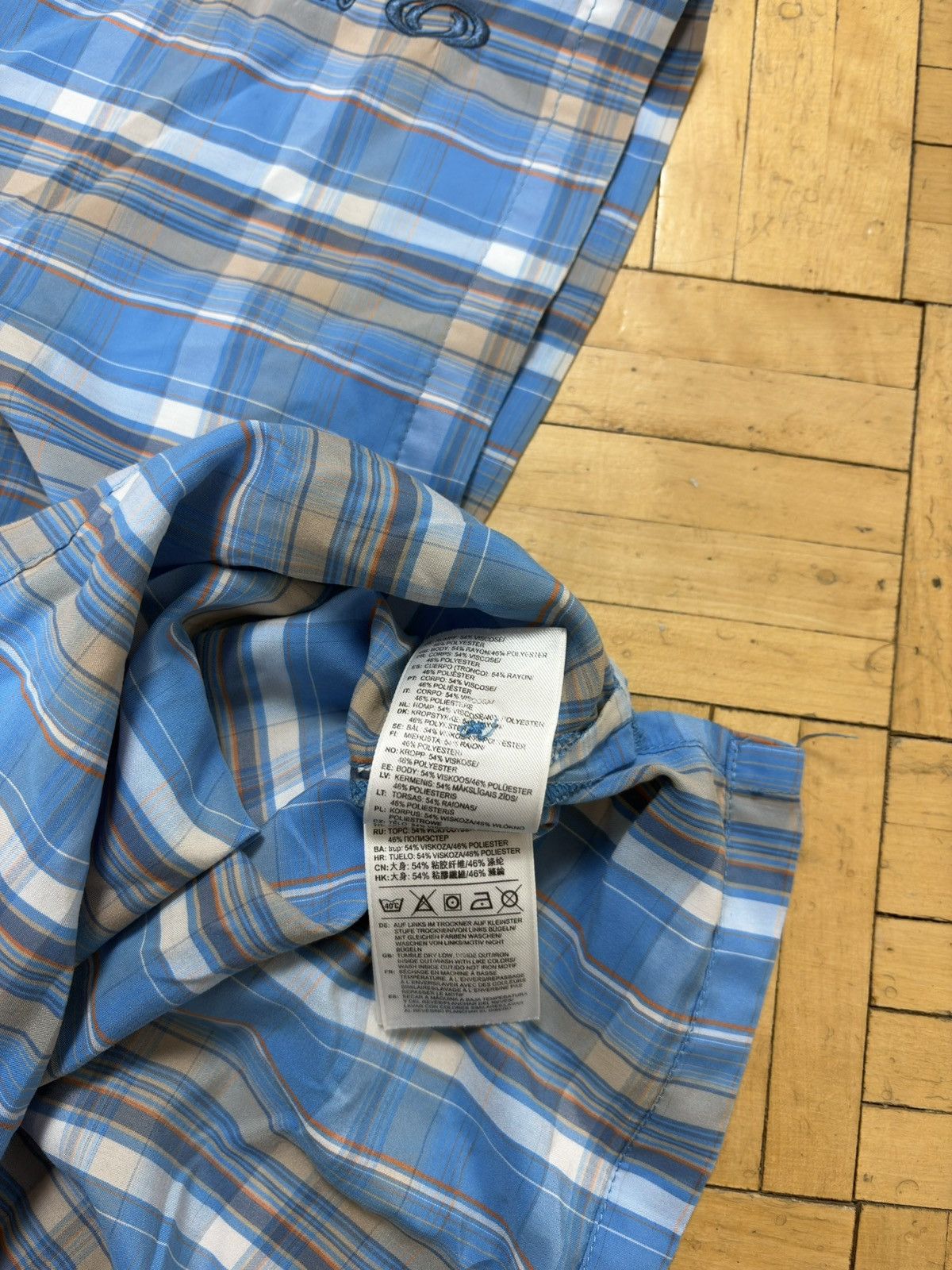 Salomon Salomon Viscose Button Up Checkered Shirt Size US L / EU 52-54 / 3 - 5 Thumbnail