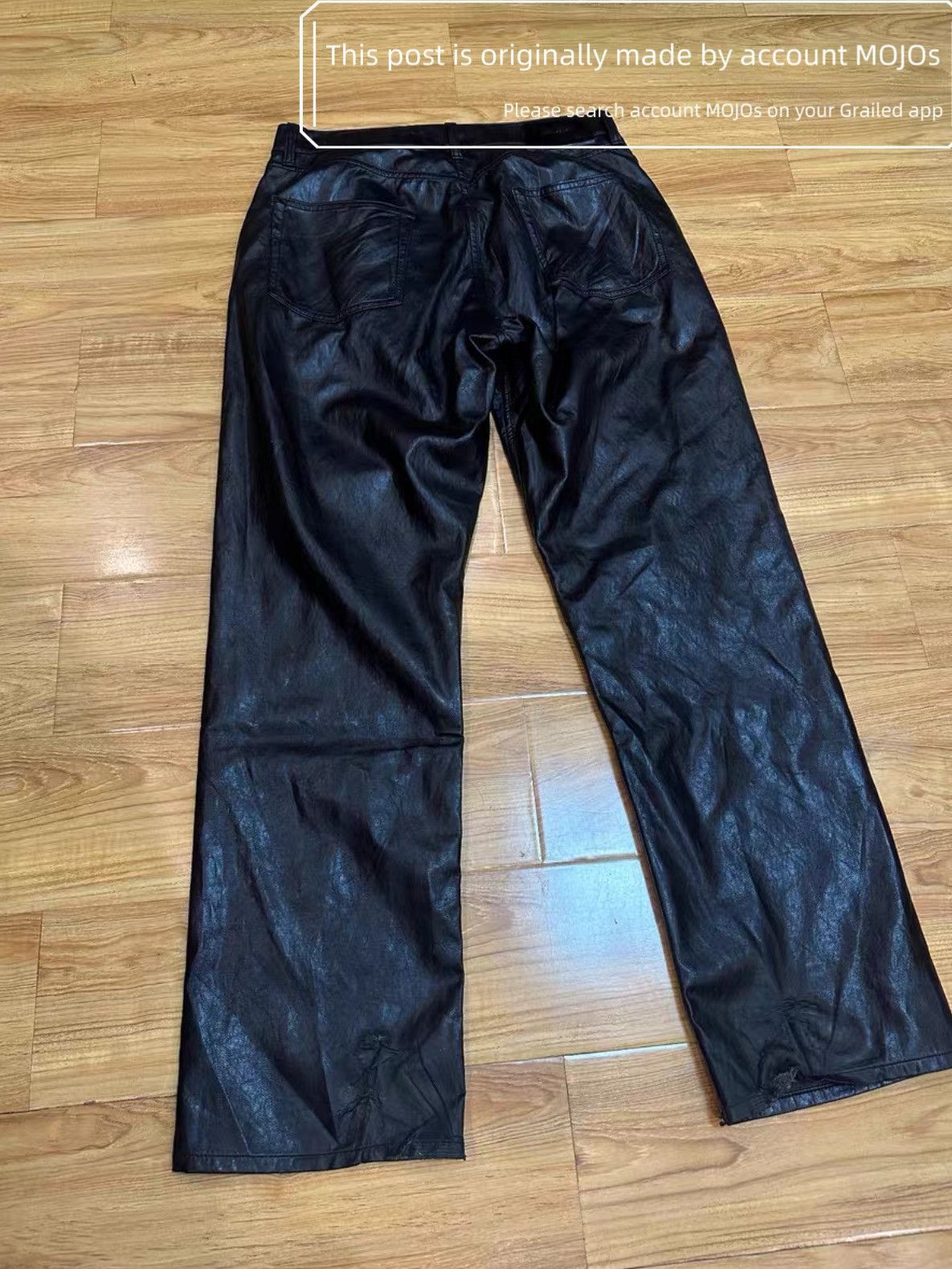 Our Legacy Sz 31 Our Legacy 21AW Formal Moto Cut Leather Denim mojos745 Size US 31 - 4 Thumbnail