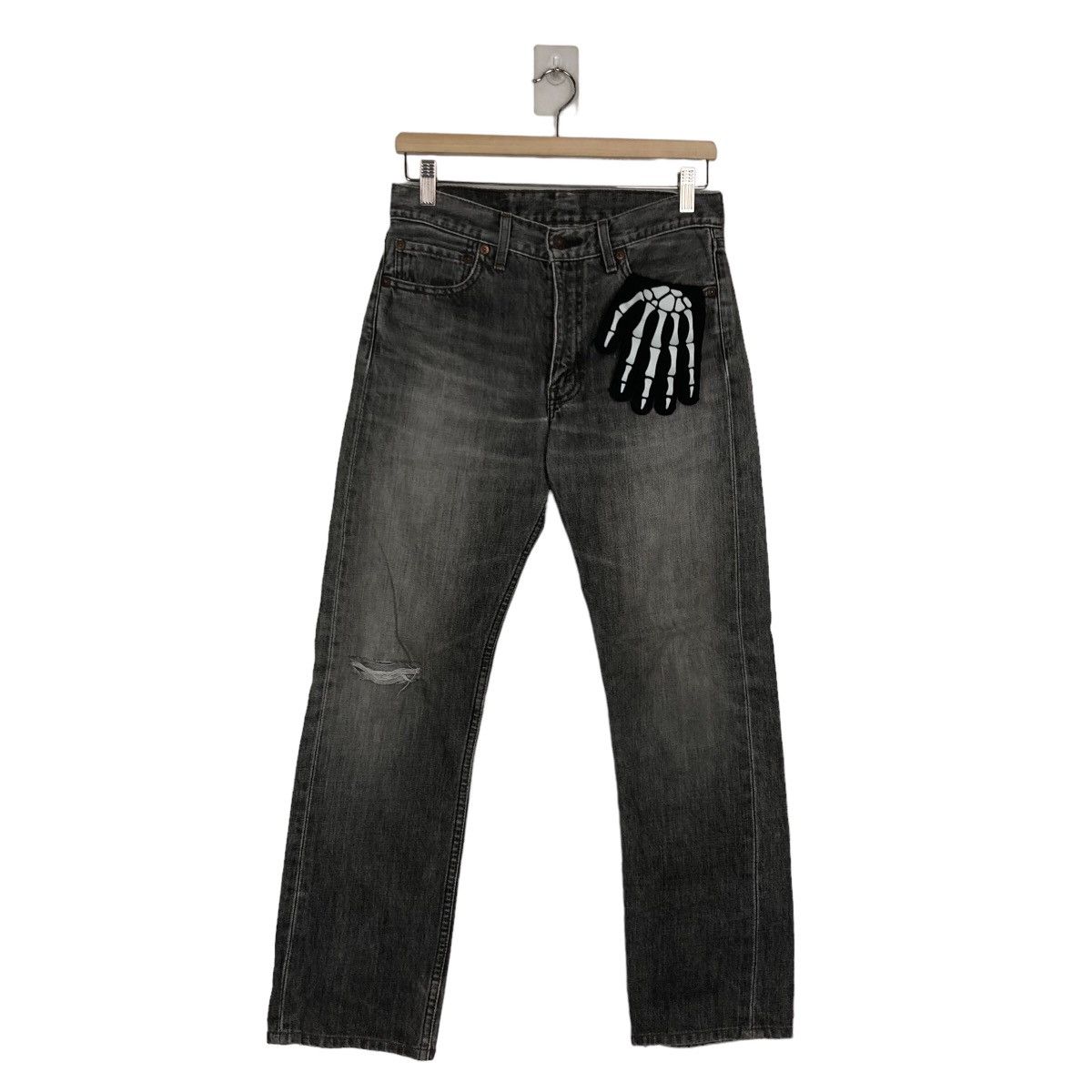 Levi's Vintage Clothing 🔥VINTAGE DISTRESSED DENIM JEANS LEVI’S LOT 505 Size US 28 / EU 44 - 1 Thumbnail