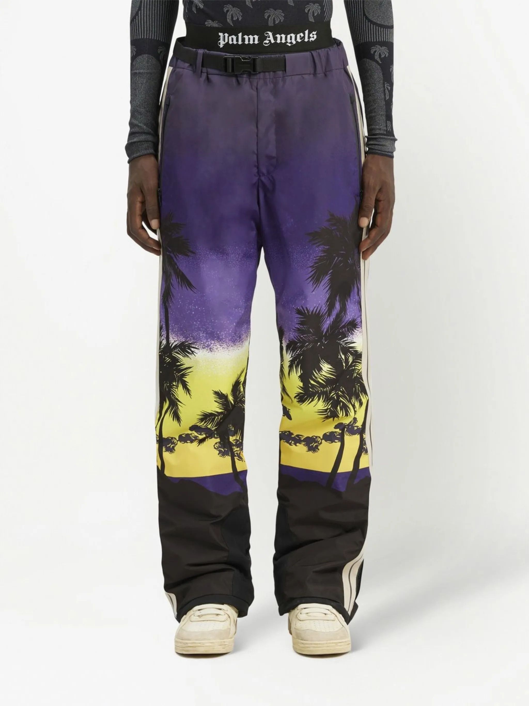 Palm Angels o1y0325 Snow Wear Sweatpant in Multicolor Size US 32 / EU 48 - 3 Thumbnail