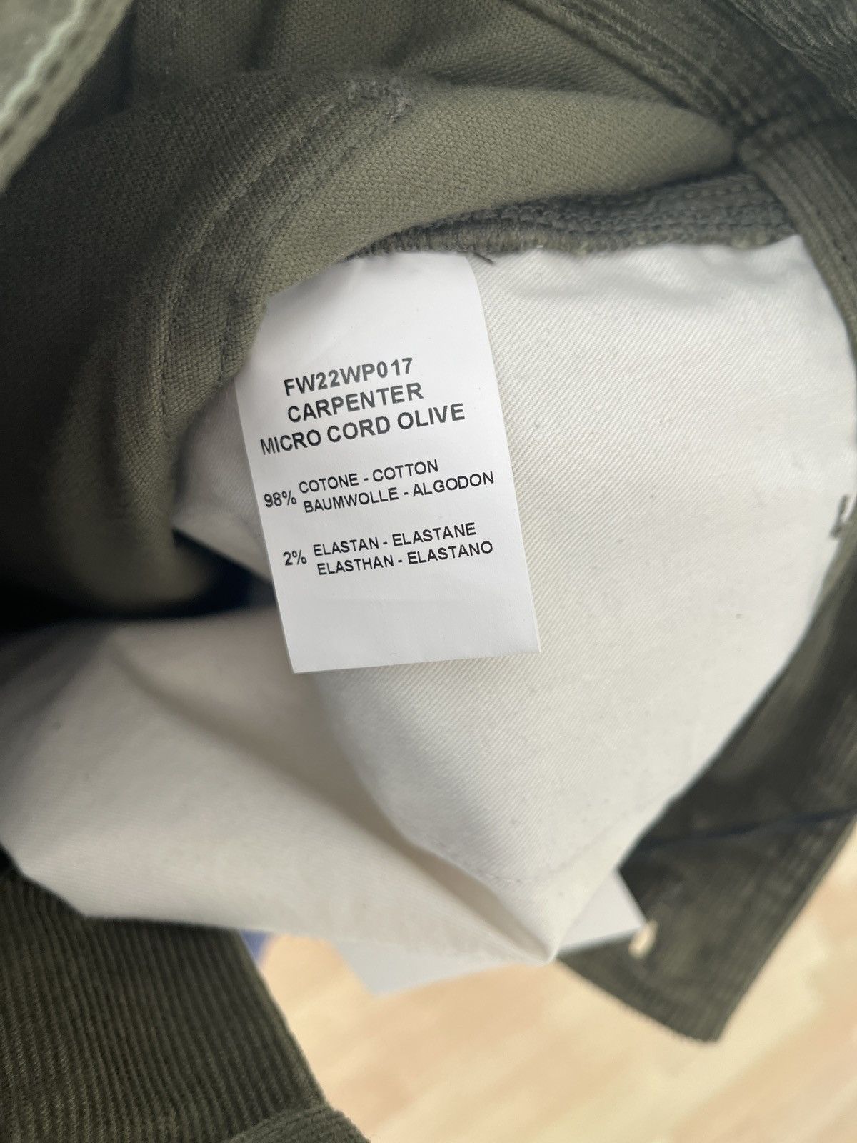 Other Double knee ALD corduroy Size US 29 - 7 Thumbnail