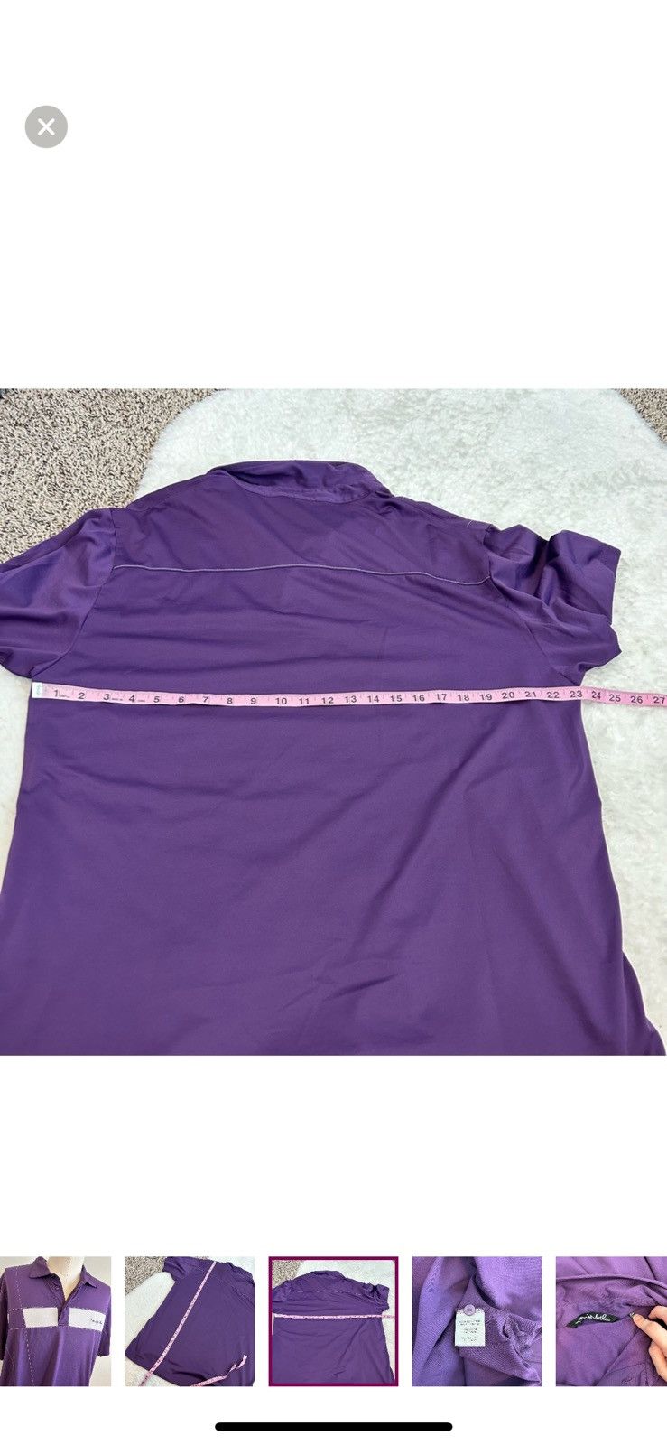 TravisMathew Travis Mathew XXL purple golf polo shirt Size US XXL / EU 58 / 5 - 6 Thumbnail