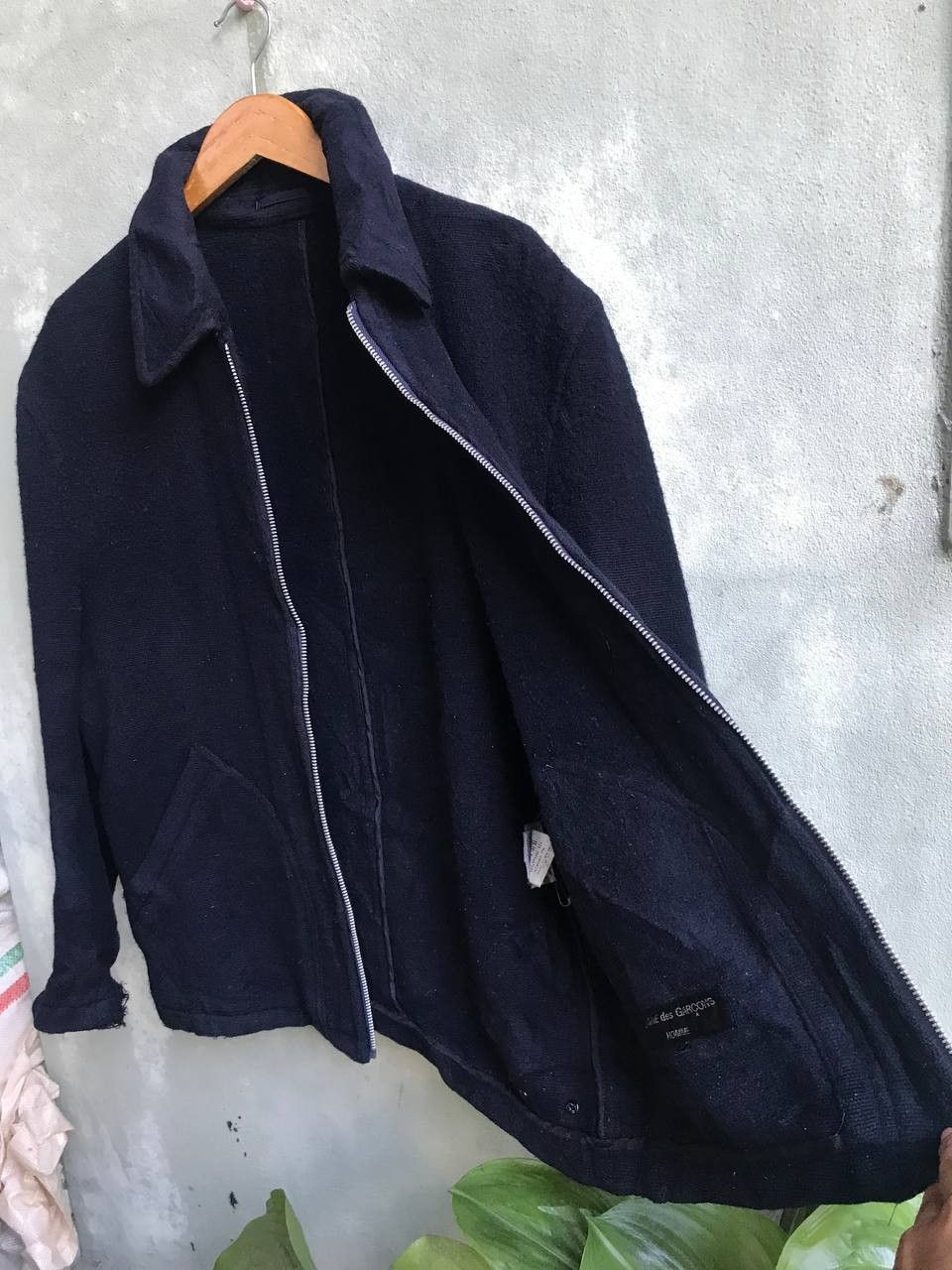 Comme des Garcons Homme AD1996 COMME DEA GARCON HOME BLACK WOOL Size US M / EU 48-50 / 2 - 2 Thumbnail