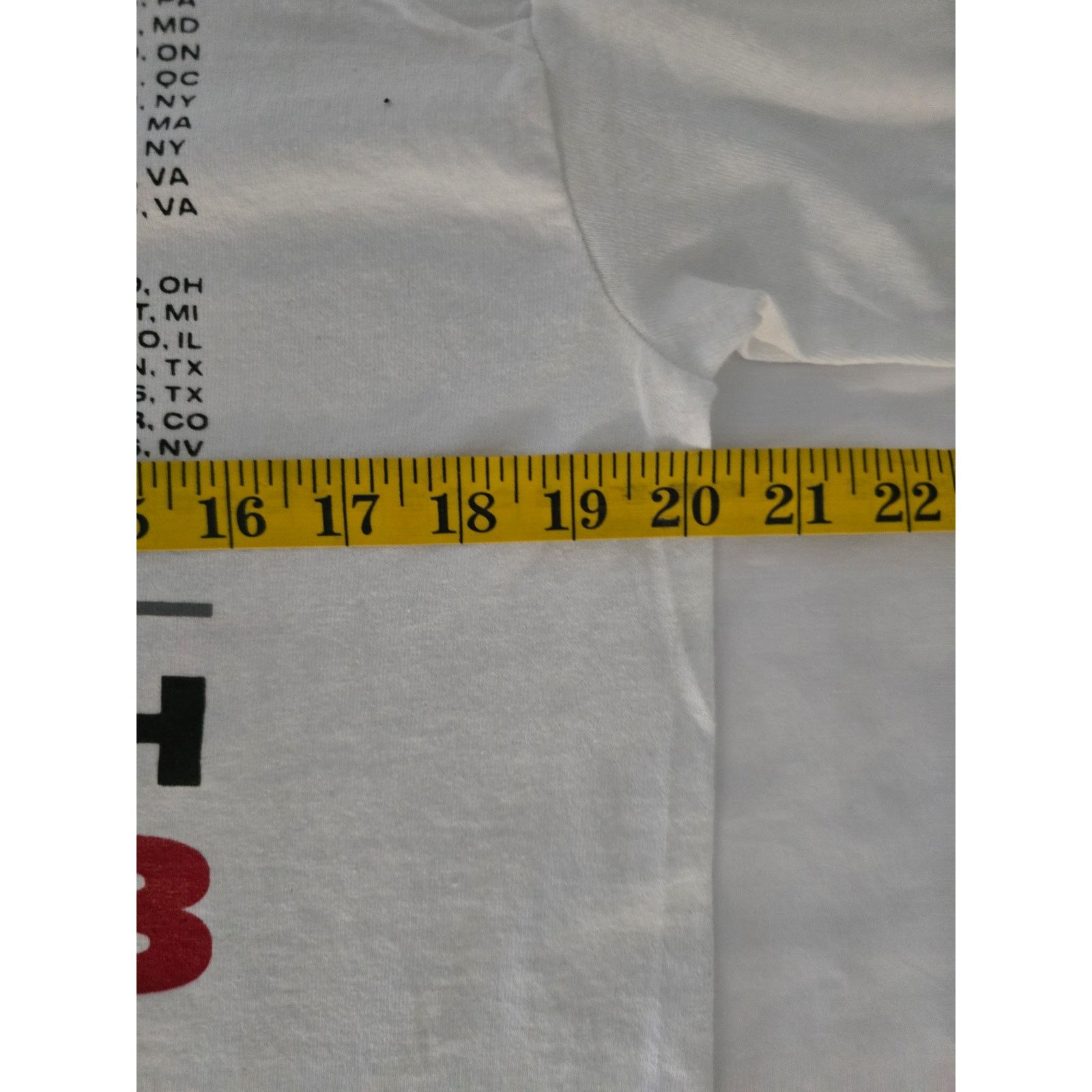 Gildan Good Company Tone Stith 2018 Tour Long Sleeve White M Tee Size US M / EU 48-50 / 2 - 9 Thumbnail