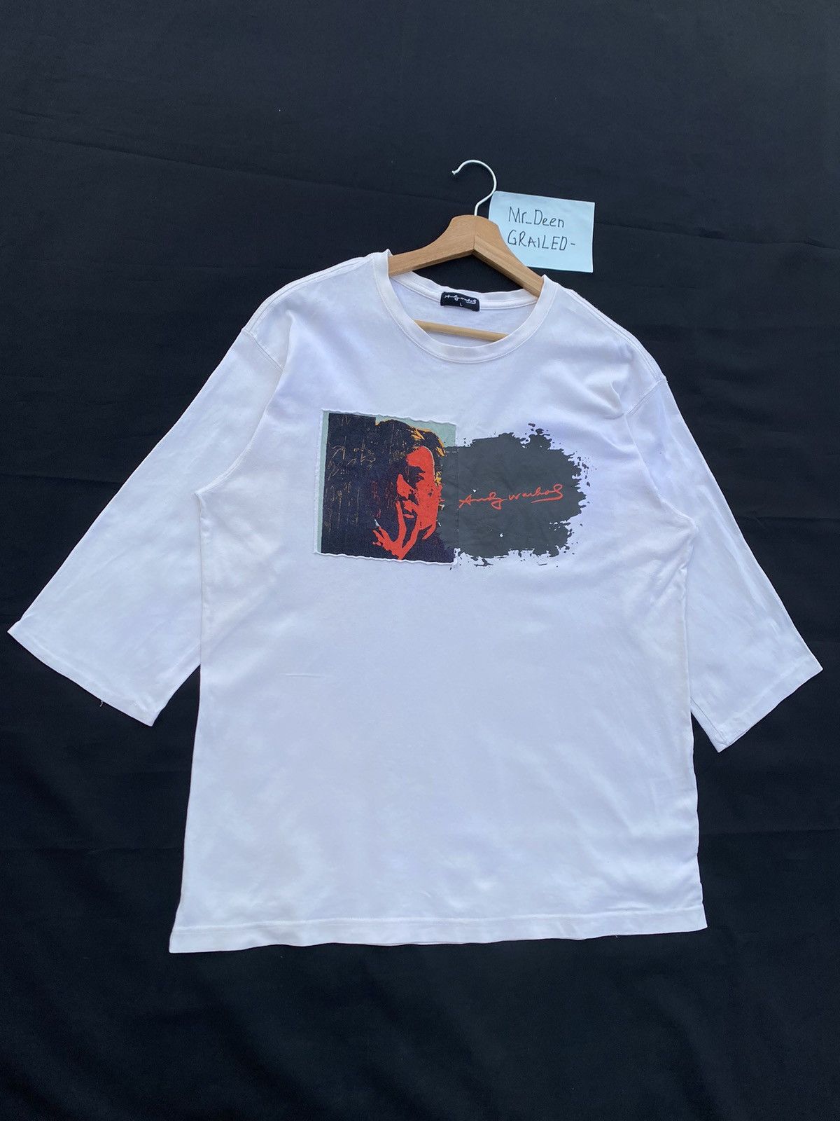 Andy Warhol Rare Vintage Andy Warhol 3/4 Sleeves Shirt Size US L / EU 52-54 / 3 - 4 Thumbnail