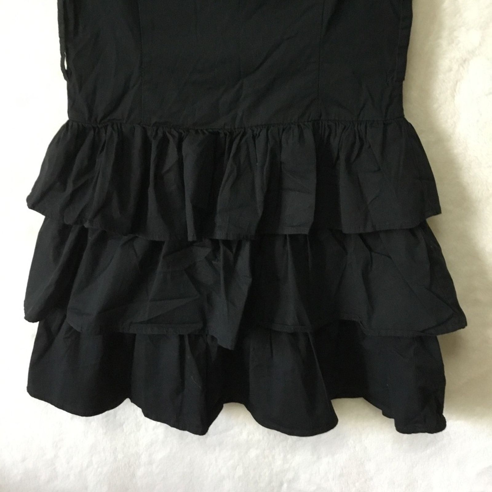 Other Fishbowl Black Ruffled Dress Size S / US 4 / IT 40 - 10 Thumbnail