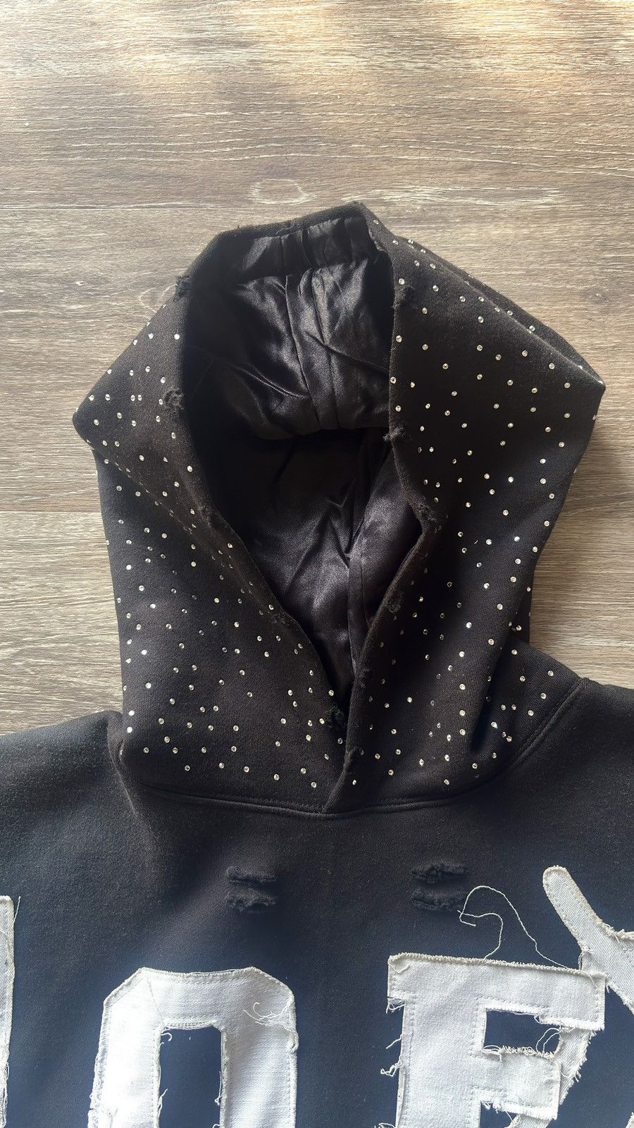 Other 1of1 oversized rhinestone hoodie Size US L / EU 52-54 / 3 - 9 Thumbnail