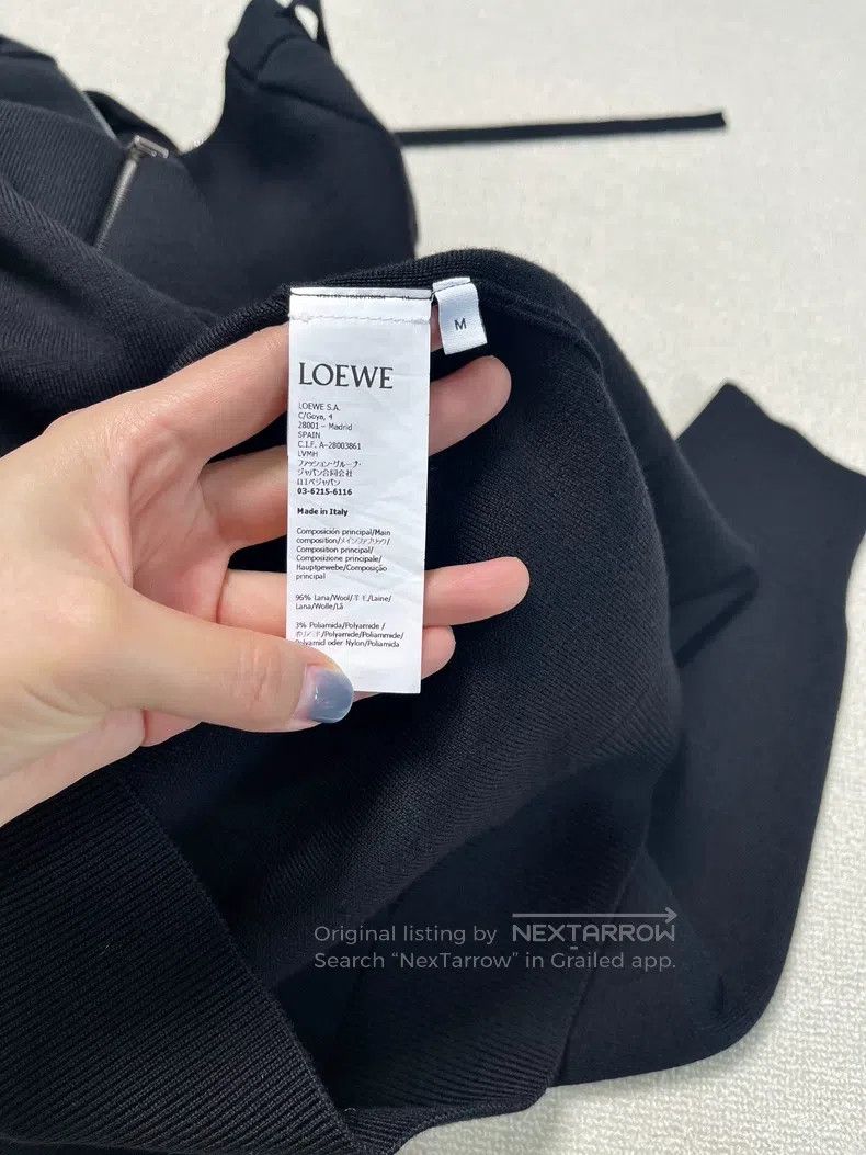 Loewe Loewe SS23 Solid Color Hooded Zip-Up Casual Hoodie Size M / US 6-8 / IT 42-44 - 4 Thumbnail