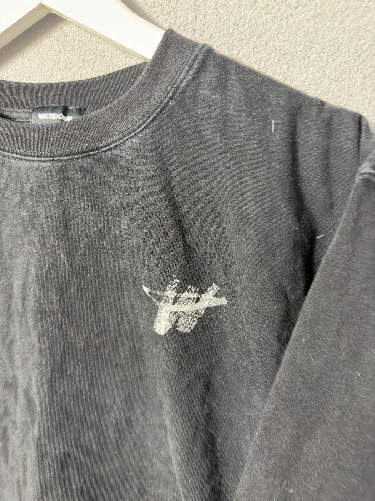 WE11DONE We11done Black Oversized T Shirt Size US L / EU 52-54 / 3 - 3 Thumbnail