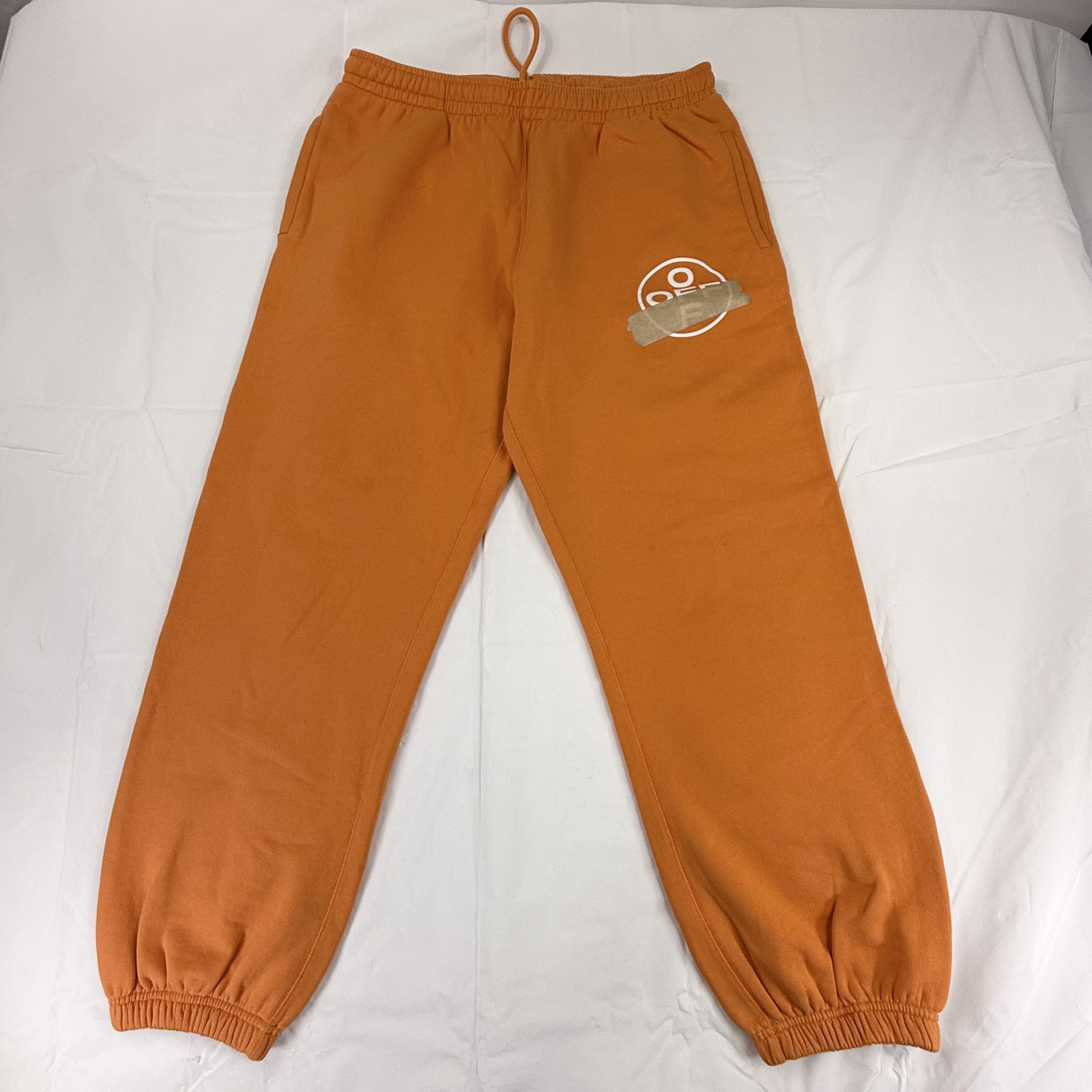 Off-White Off-White Orange Tape Diagonals Sweatpants Mens XXL Size US 40 / EU 56 - 3 Thumbnail