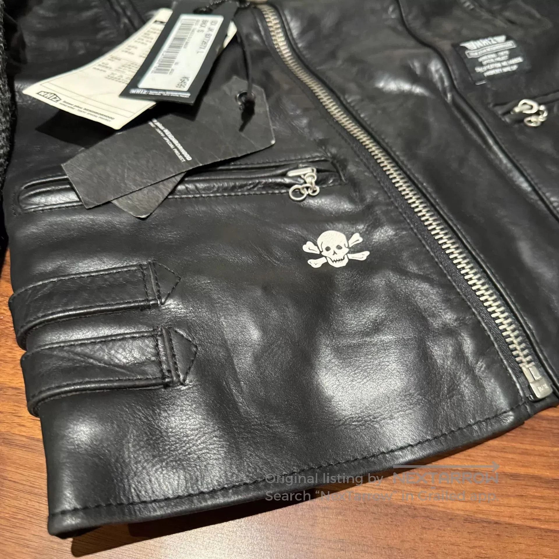Other nhiz x Harris Tweed Wool Motorcycle Jacket. Size US S / EU 44-46 / 1 - 5 Thumbnail