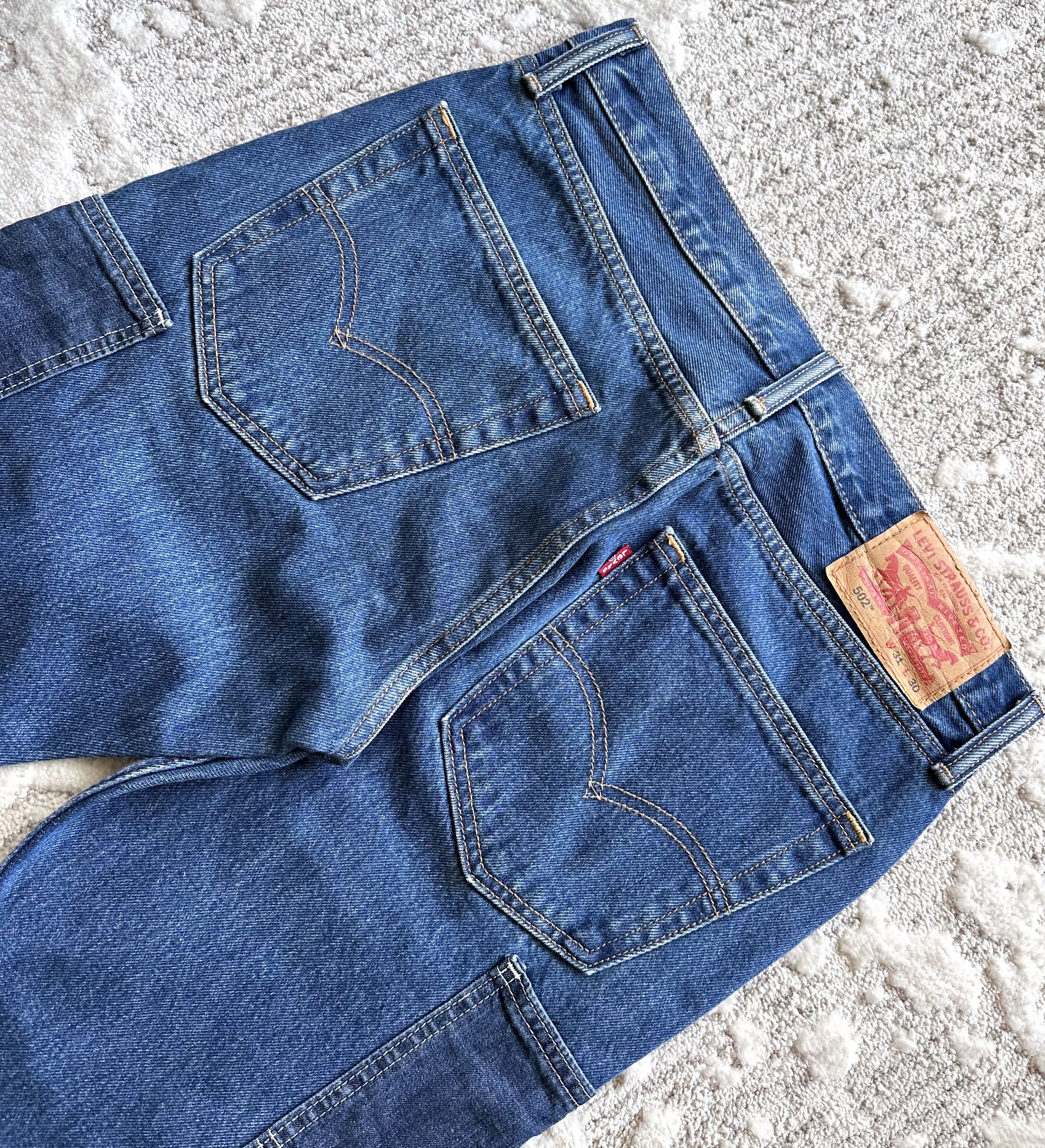 Levi's Jeans pants Levis Strauss 502 denim 31/30 Size US 31 - 2 Thumbnail