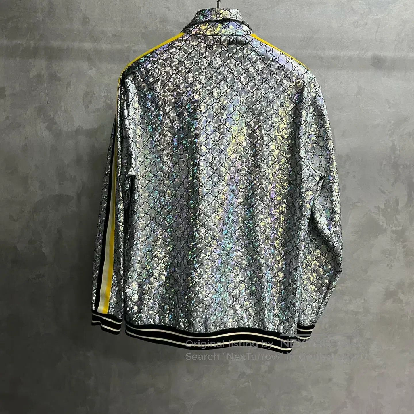 Gucci Guicci Multicolored full-print collar long-sleeve jacket| Size US M / EU 48-50 / 2 - 5 Thumbnail