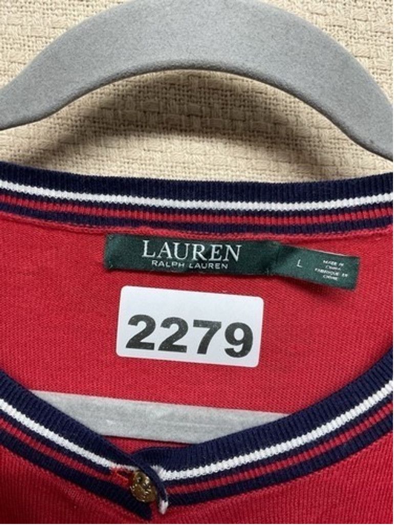 Ralph Lauren Lauren Ralph Lauren Bullion-Patch Cardigan Women Size L Size L / US 10 / IT 46 - 2 Thumbnail