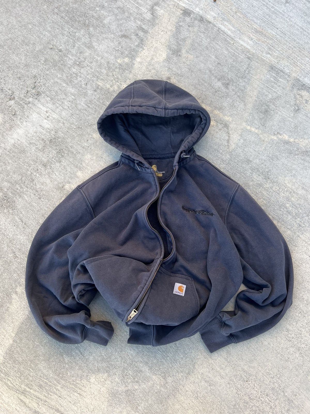 00s Vintage Carhartt Zip Hoodie Faded