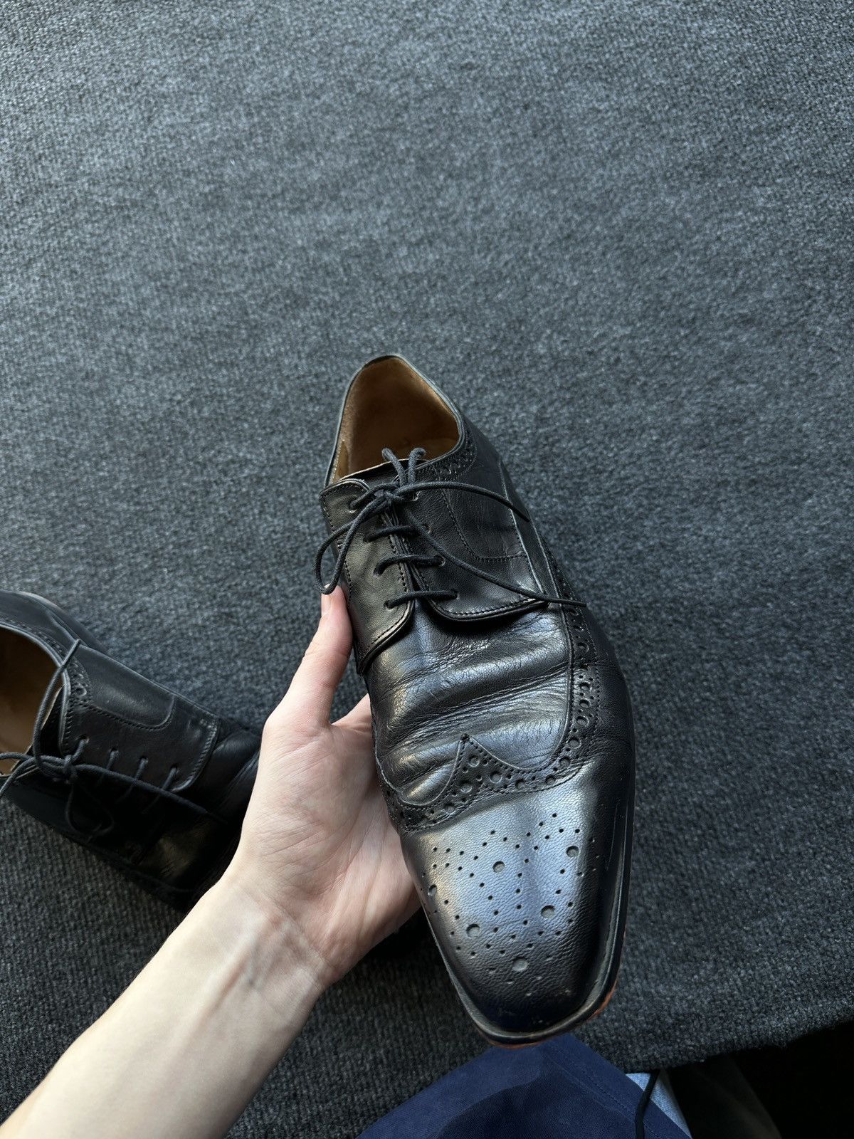 Melvin & Hamilton LUXURY 🚨 MELVIN & HAMILTON VNTG SHOES MEN BLACK LUXURY RARE Size US 12 / EU 45 - 13 Thumbnail