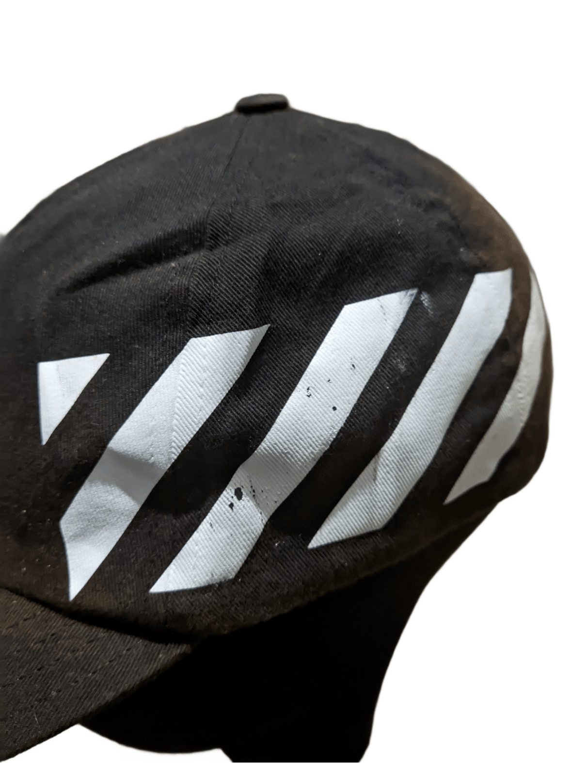 Off-White Off-White Diagonal Cap Black and White Six Panel Size ONE SIZE - 6 Thumbnail