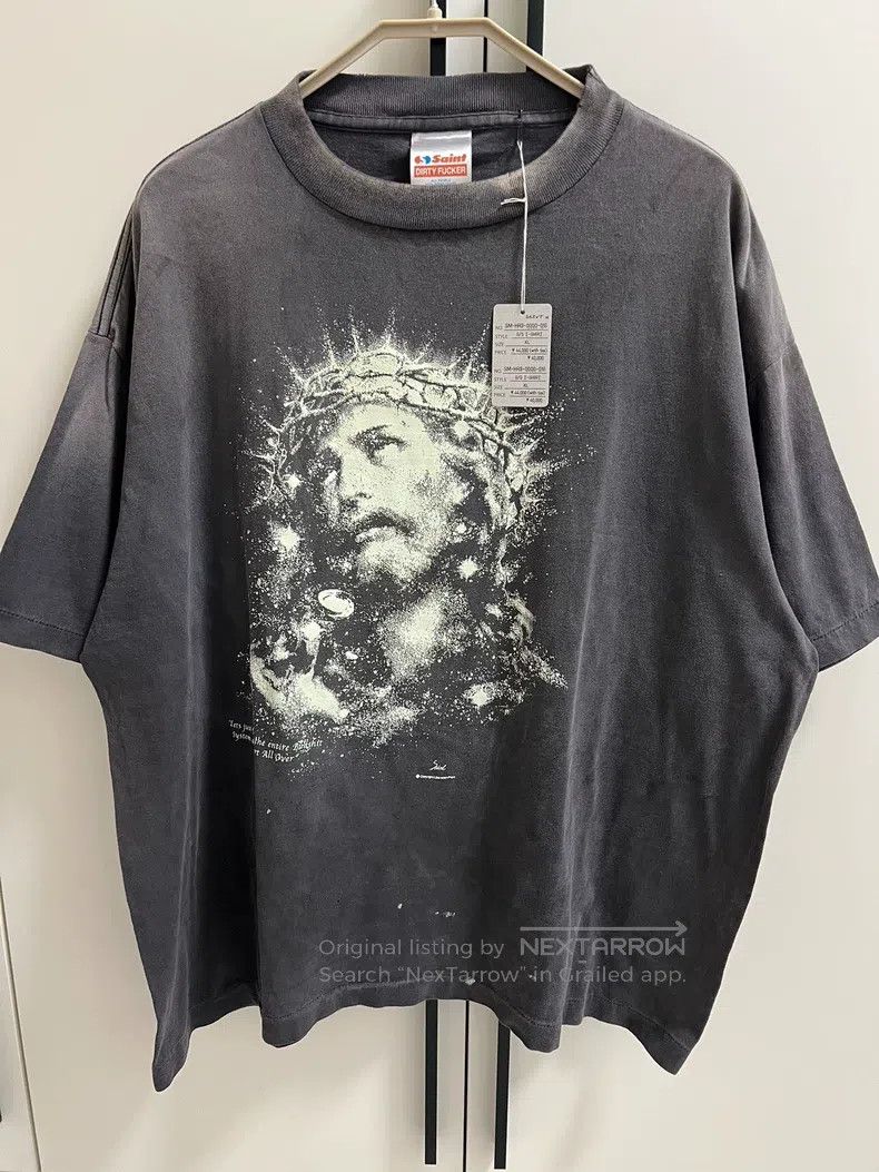 Saint Michael Saint Michael Luminous Jesus Sulphur Dyeing Washing Water Size US XL / EU 56 / 4 - 2 Thumbnail