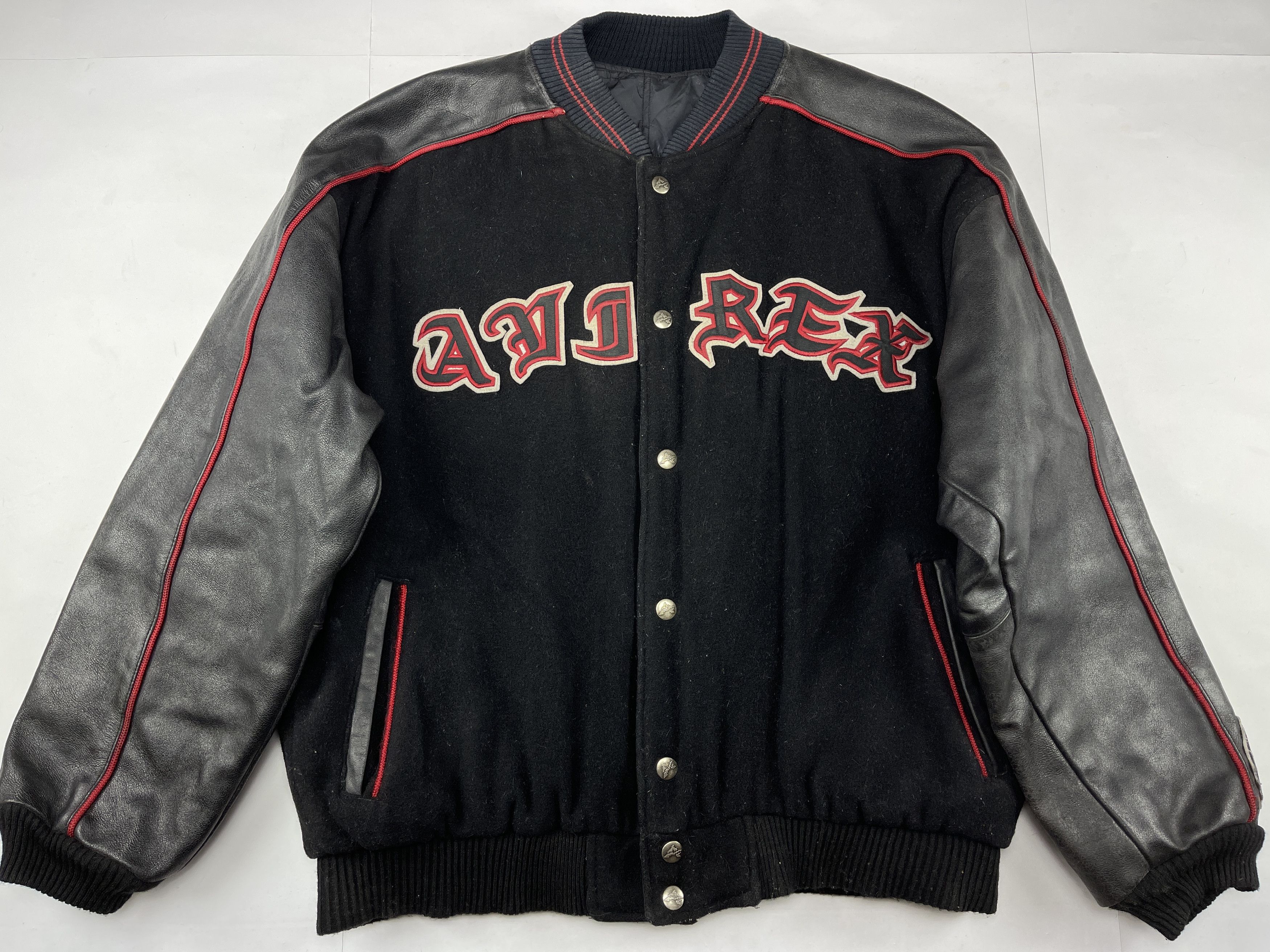Avirex AVIREX jacket, wool vintage 90s hip hop 1990s hip hop XL Size US XL / EU 56 / 4 - 2 Thumbnail