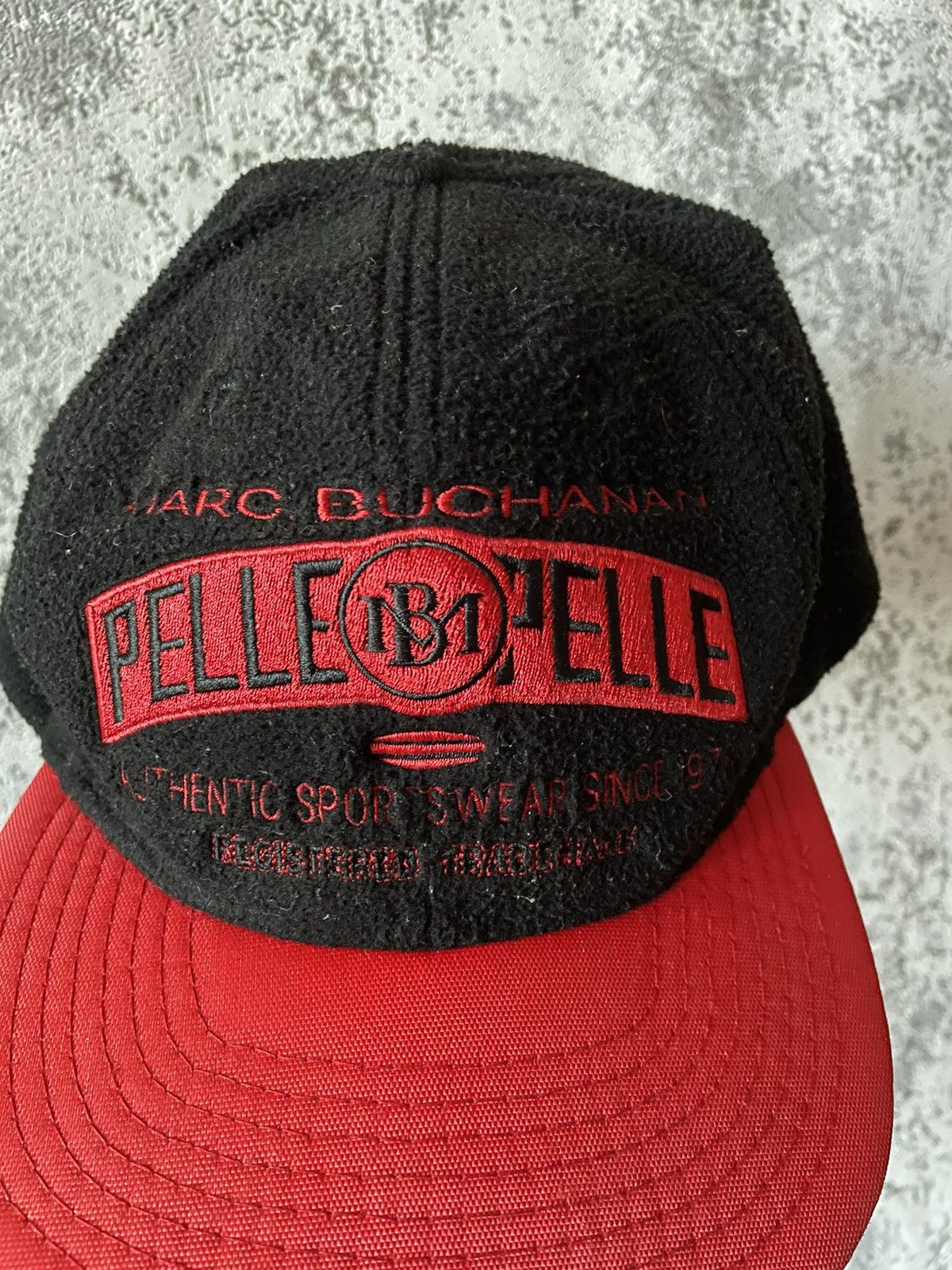 Marc Buchanan Rare Pelle Pelle Marc Buchanan Vintage Fleece Cap Hat Size ONE SIZE - 4 Thumbnail