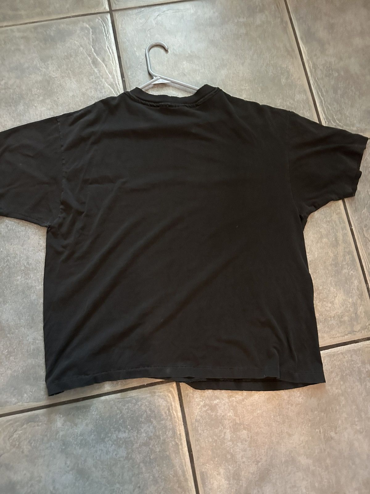 Vintage SINGLE STITCHED BLACK BLANK TEE - 1990S Size US L / EU 52-54 / 3 - 3 Thumbnail