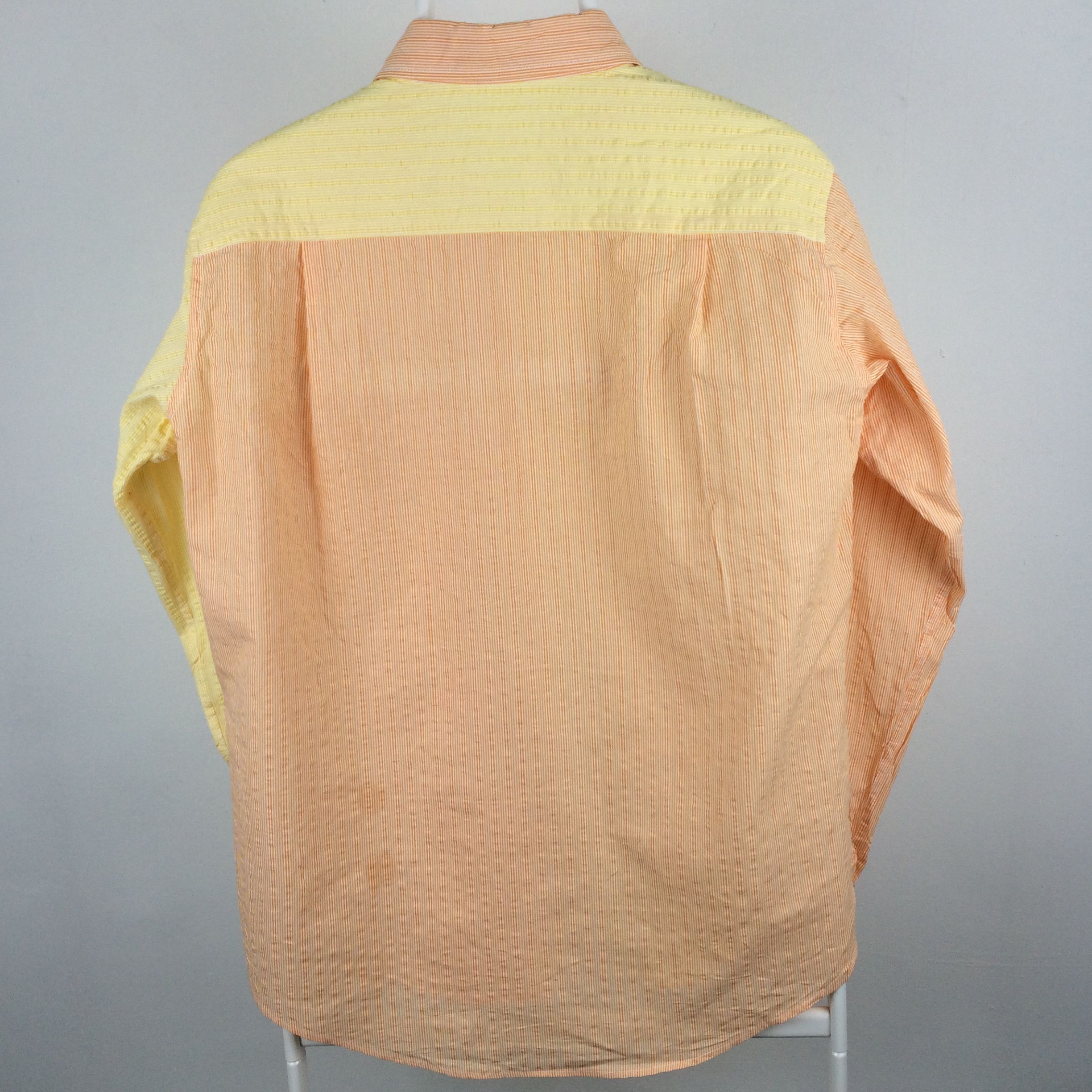 Designer × Jean Charles De Castelbajac × Vintage H40 CASTELBAJAC HYBRID STRIPED SHIRT Size US M / EU 48-50 / 2 - 2 Thumbnail