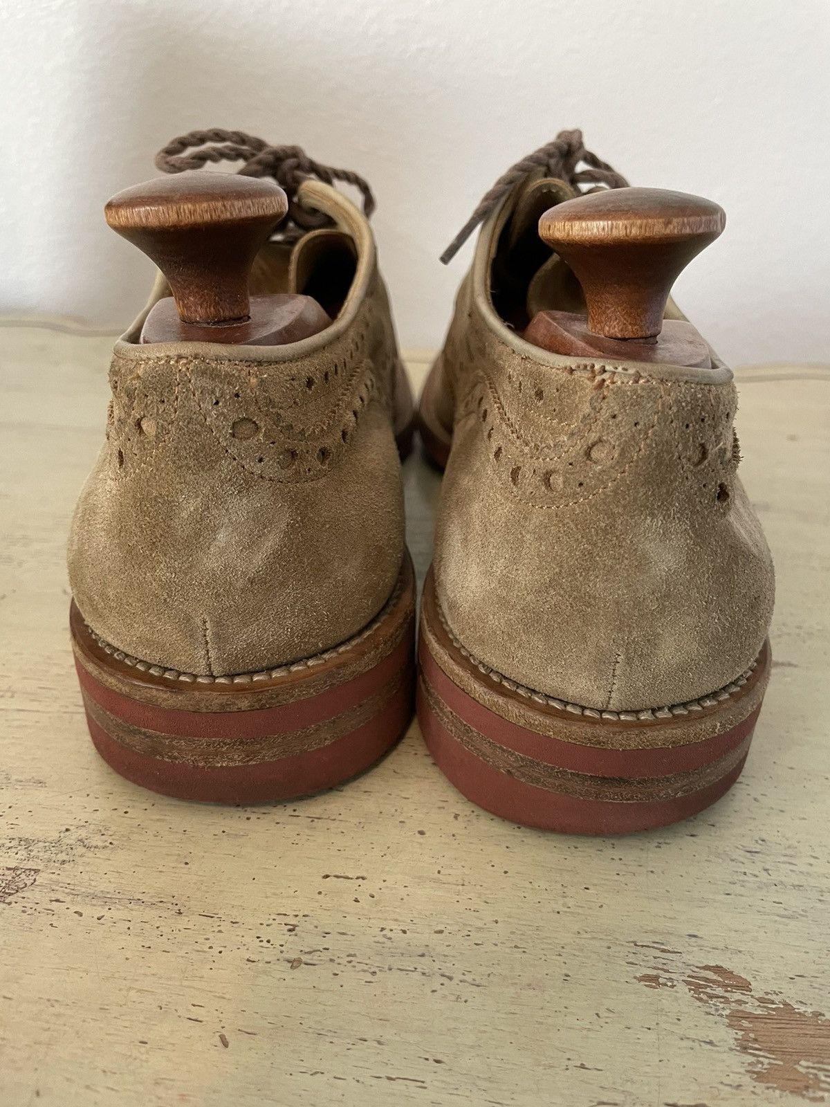 Santoni Suede Brogues Size US 11 / EU 44 - 4 Thumbnail
