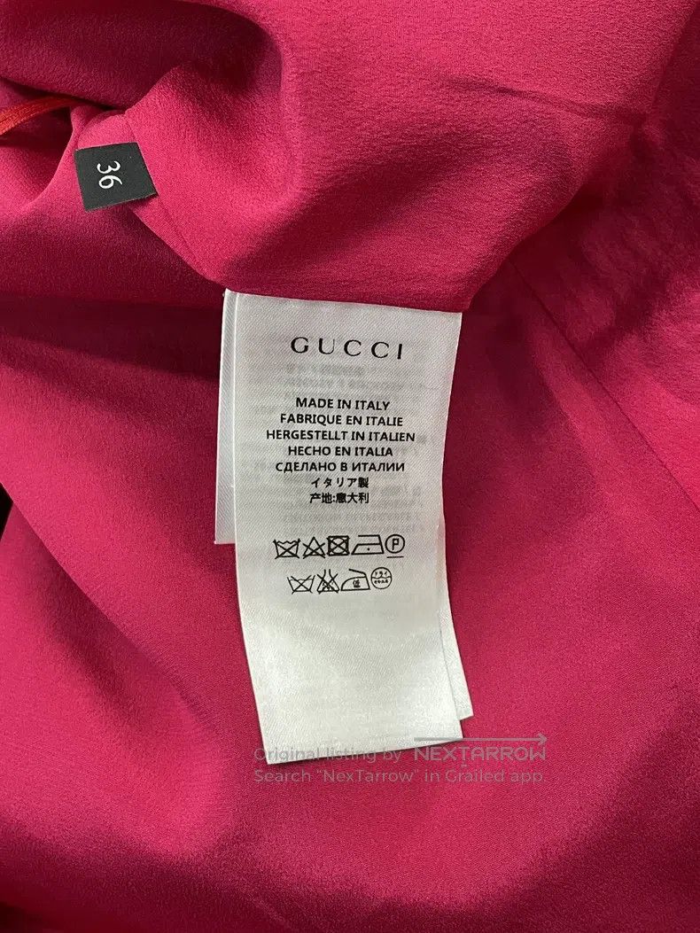 Gucci Gucci Rose-red sleeveless dress Size XS / US 0-2 / IT 36-38 - 4 Thumbnail