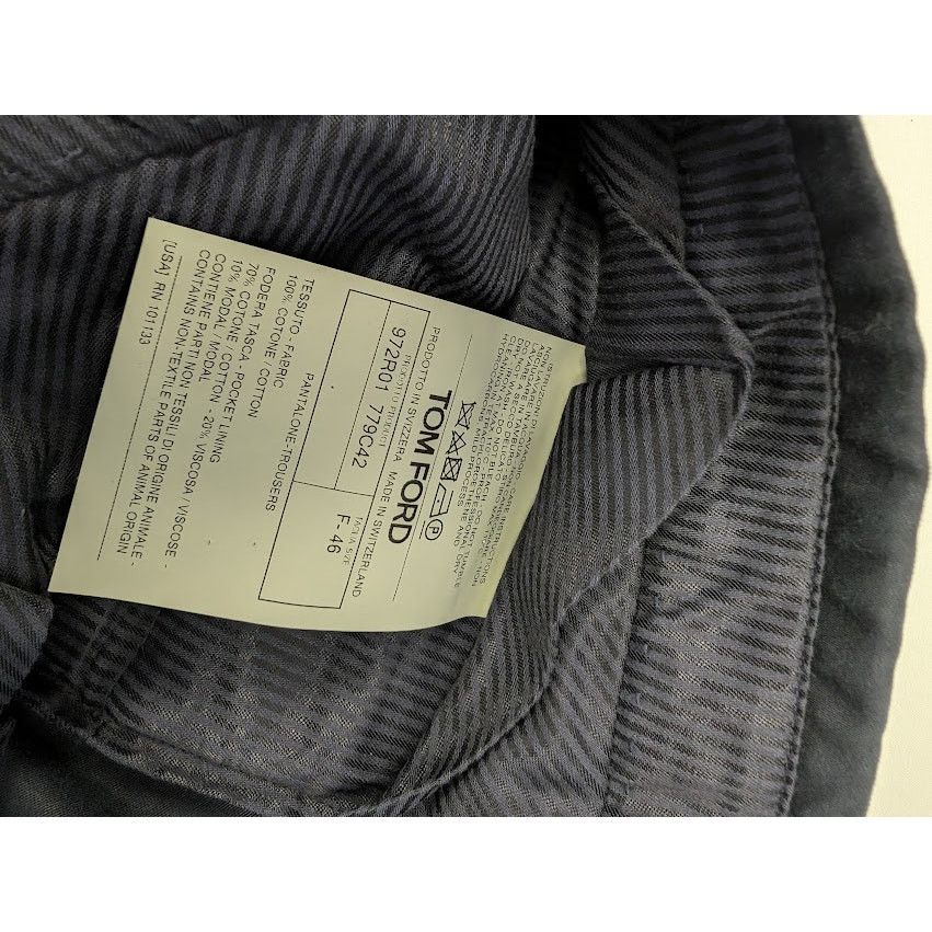 Tom Ford o1rshd1 Washed Giacca Jacket Suit in Black Size US S / EU 44-46 / 1 - 19 Thumbnail