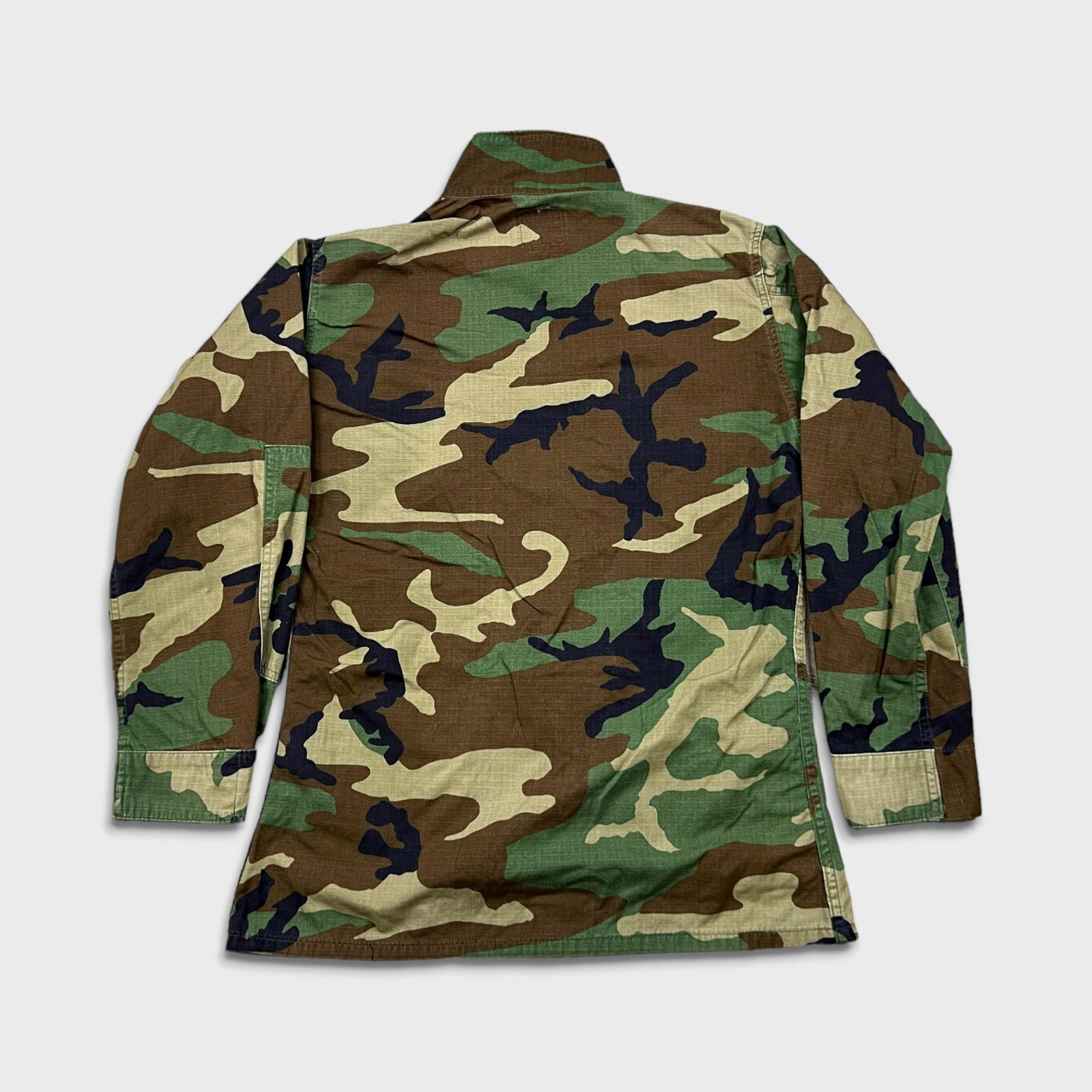Vintage VTG Army Jacket Small US Military Woodland Camo Combat Coat Size US S / EU 44-46 / 1 - 3 Thumbnail